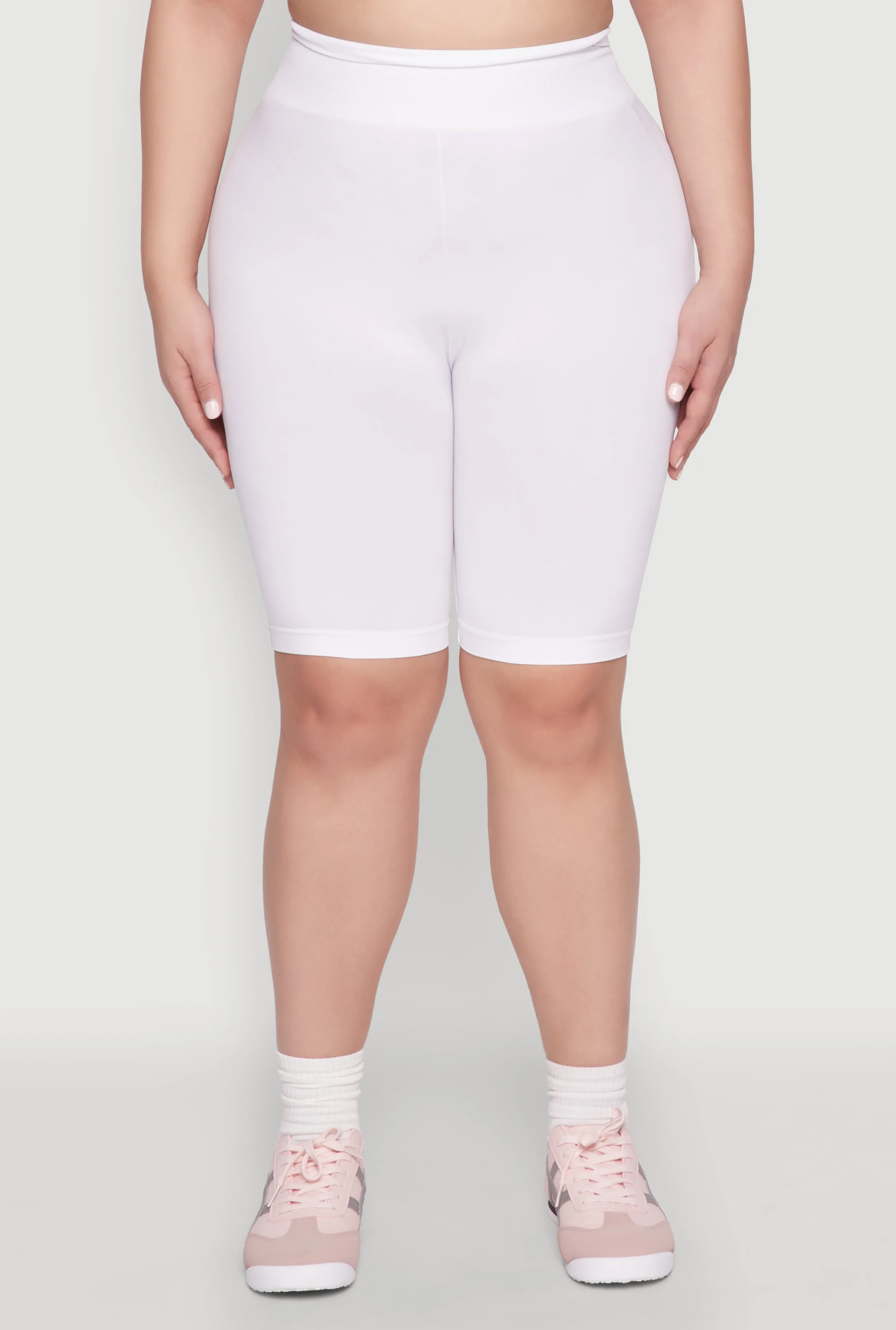 Plus Size High Waisted Biker Shorts sold by Rainbow product image thumbnail 3