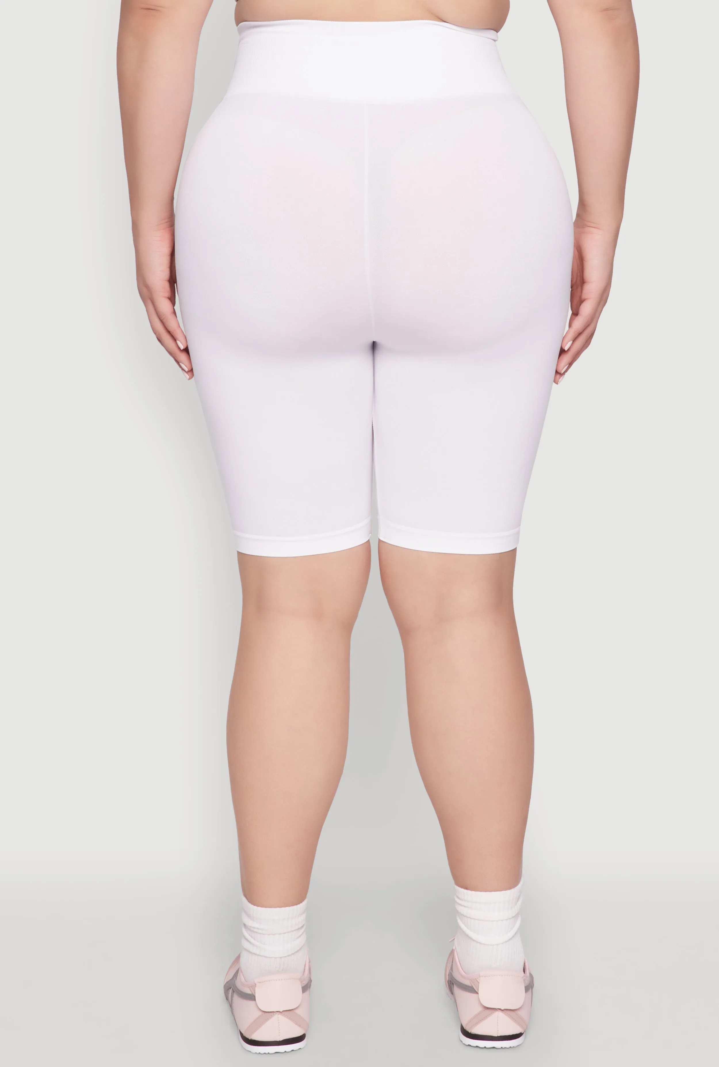 Plus Size High Waisted Biker Shorts sold by Rainbow product image thumbnail 5