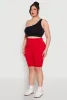Plus Size High Waist Seamless Biker Shorts sold by Rainbow
