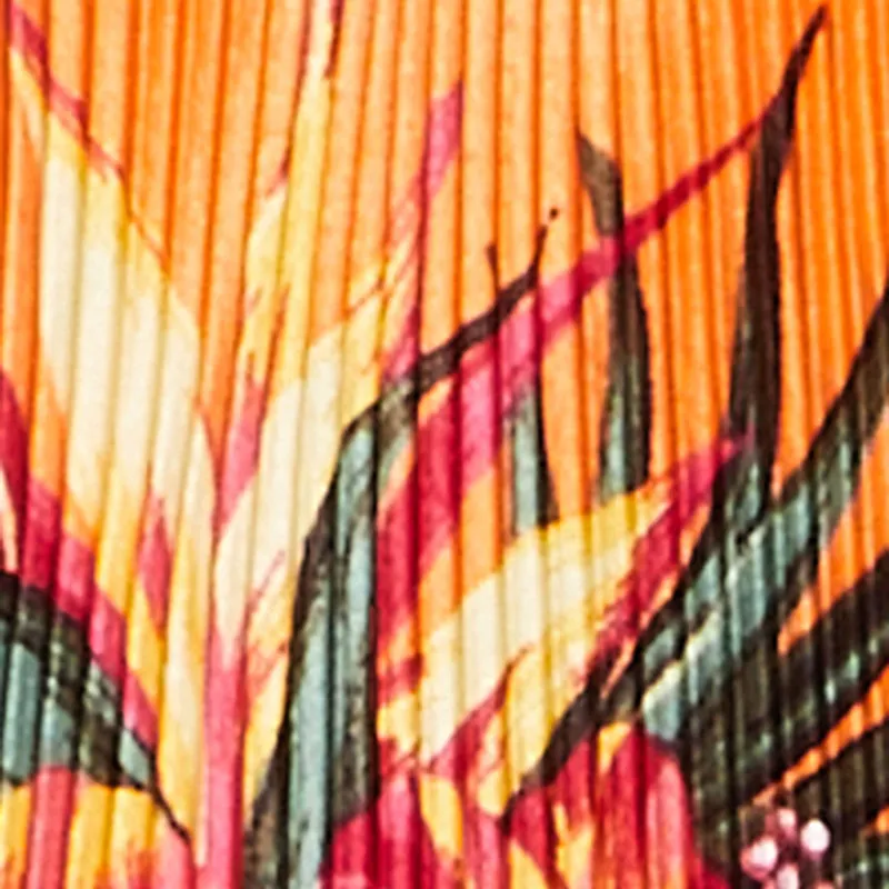 Plisse Printed Pattern Tie Front Shirt sold by Rainbow product image thumbnail 4