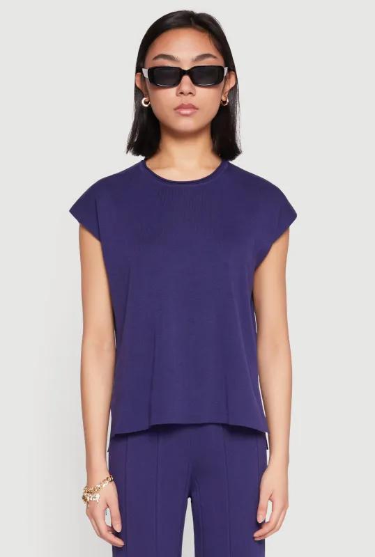 Daisy Knitted Cap Sleeve Top made by Rainbow