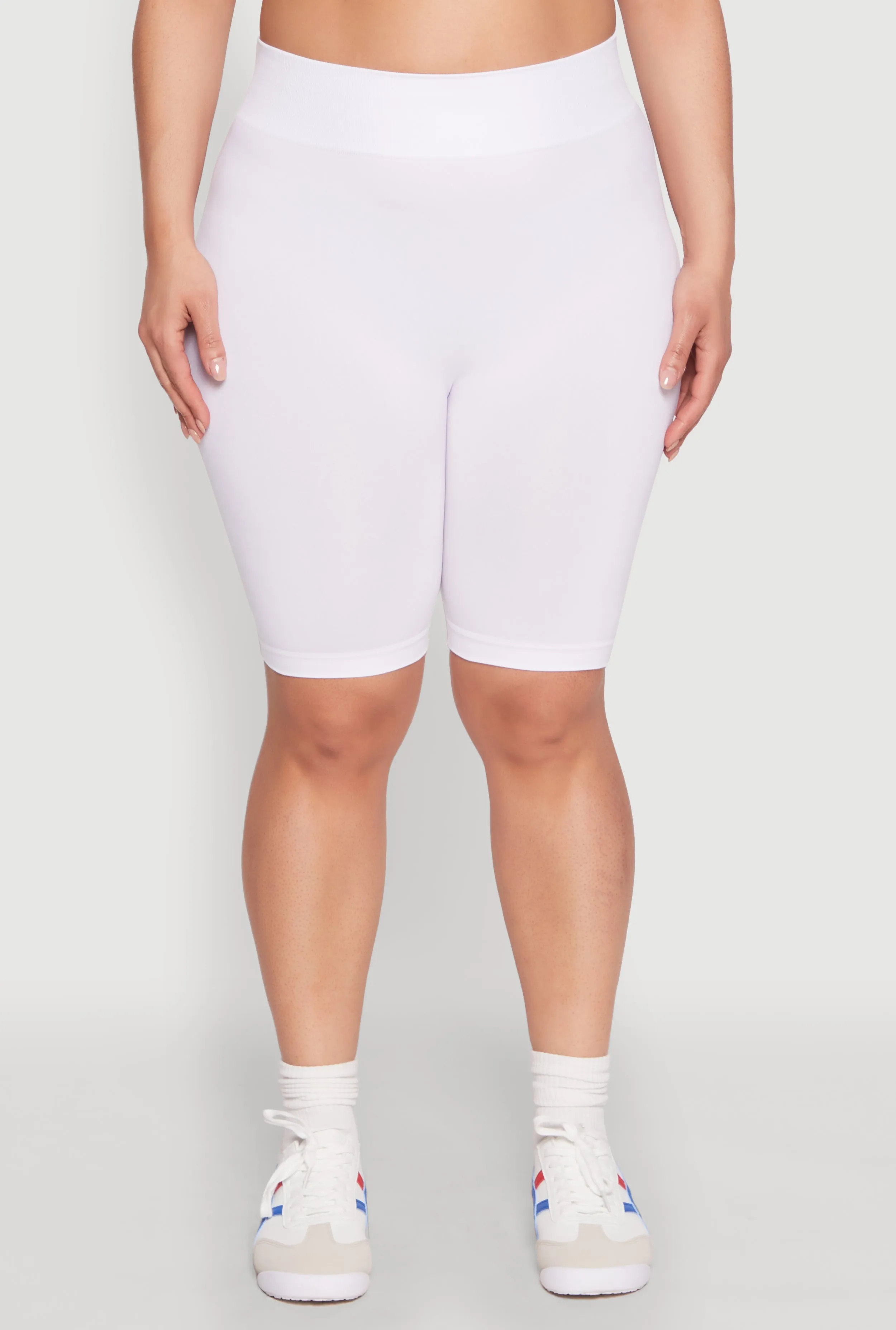 Plus Size High Waist Seamless Biker Shorts sold by Rainbow product image thumbnail 5