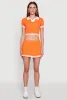 Daisy Varsity Stripe Pleated Skort sold by Rainbow