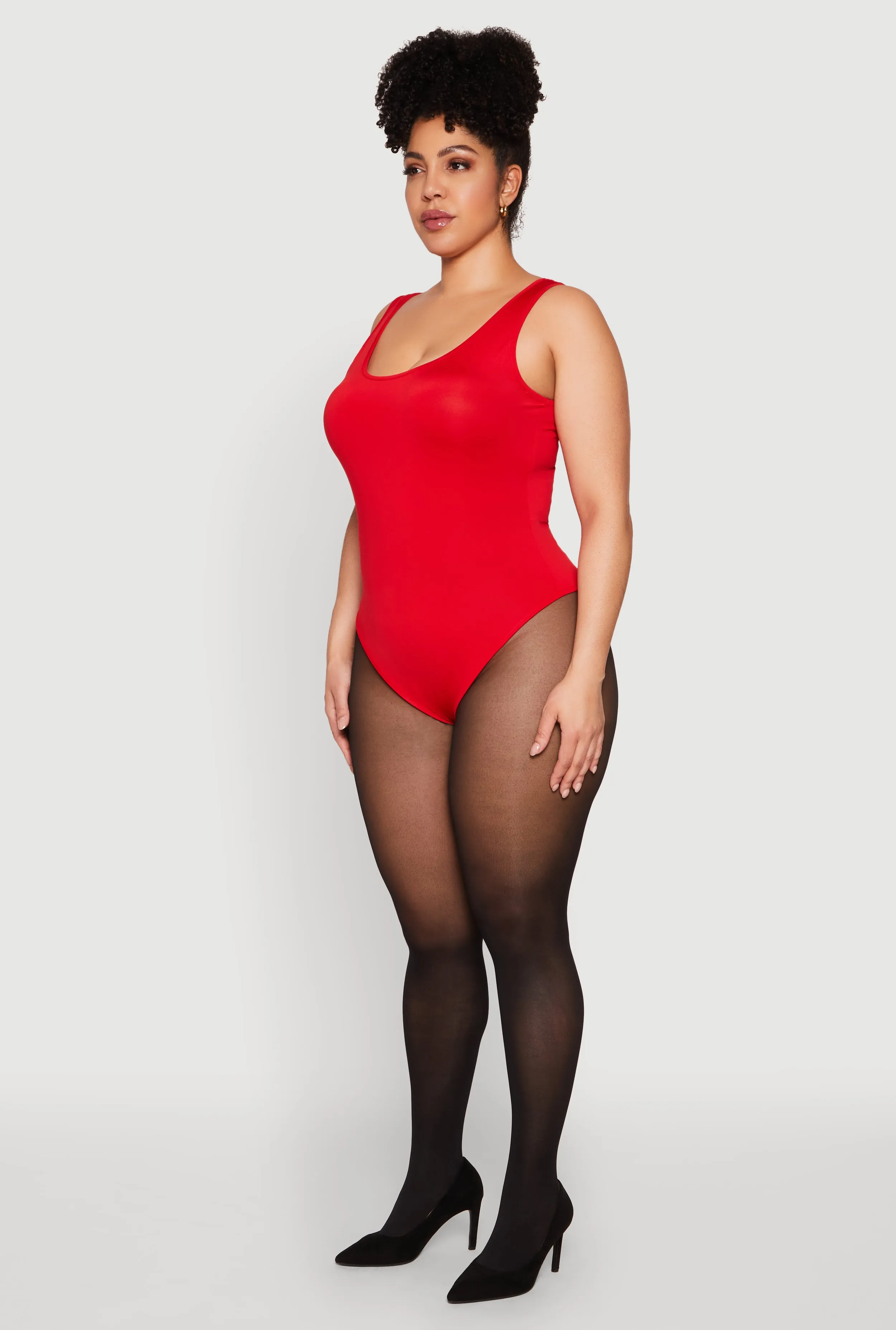 Plus Size Daisy Sleeveless Bodysuit sold by Rainbow product image thumbnail 5