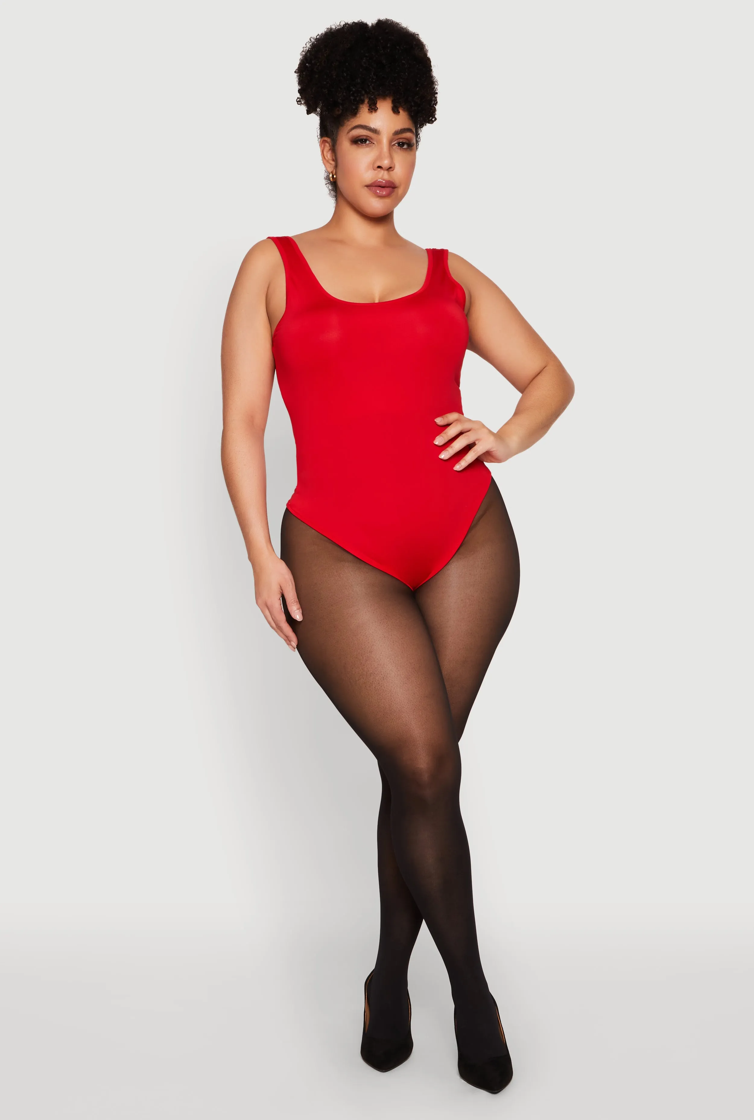 Plus Size Daisy Sleeveless Bodysuit sold by Rainbow product image thumbnail 3