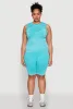 Plus Size Mineral Wash Ribbed Knit Tank Top sold by Rainbow