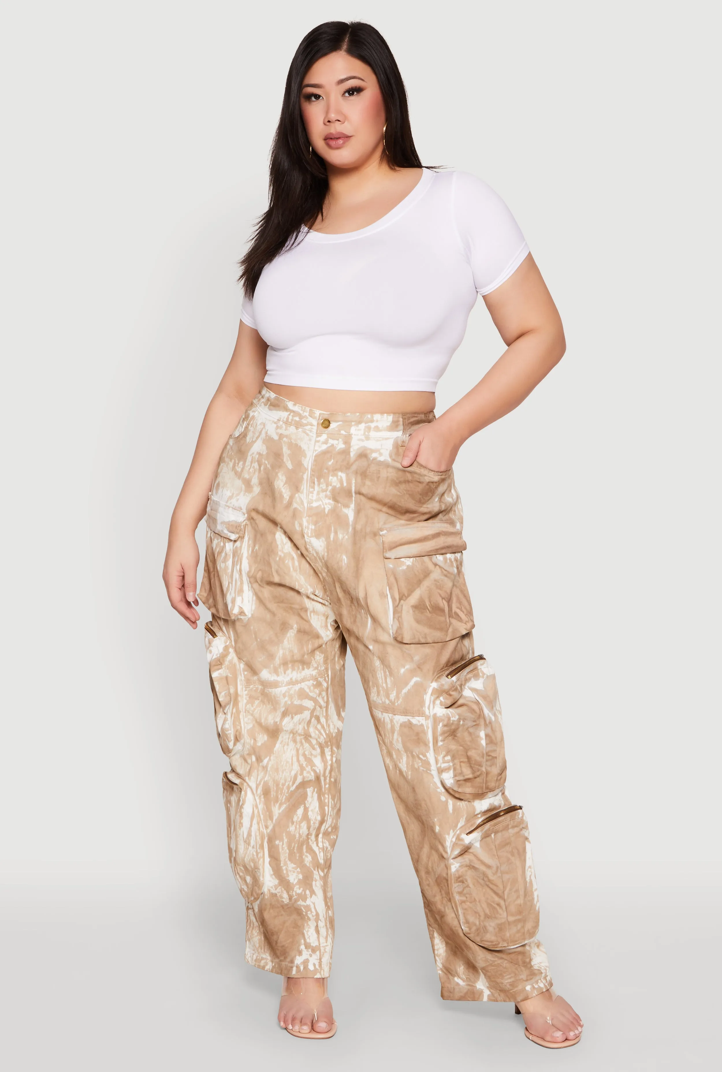 Plus Size Printed Pattern Cargo Pants sold by Rainbow product image thumbnail 2