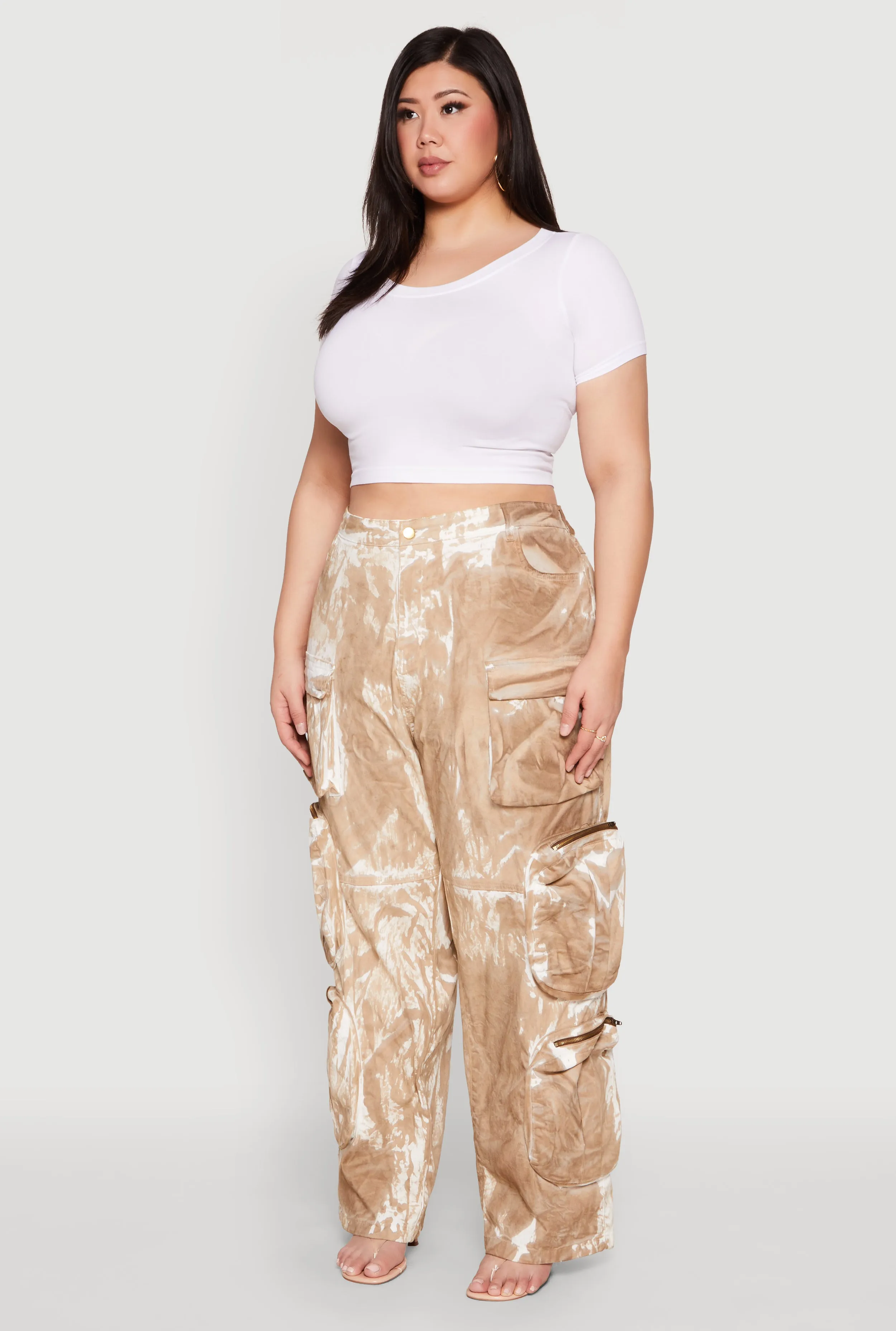Plus Size Printed Pattern Cargo Pants sold by Rainbow product image thumbnail 3