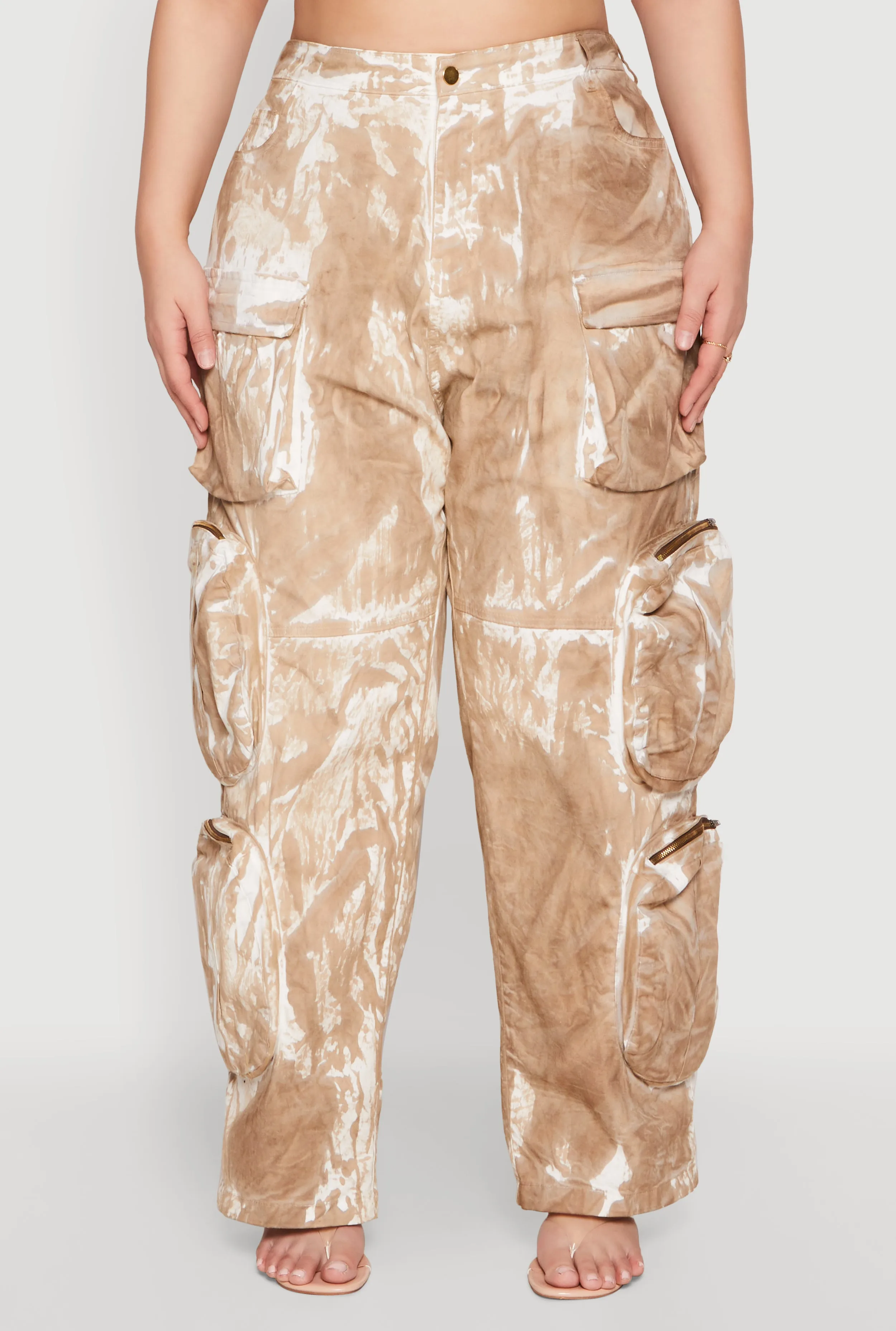 Plus Size Printed Pattern Cargo Pants sold by Rainbow product image thumbnail 5