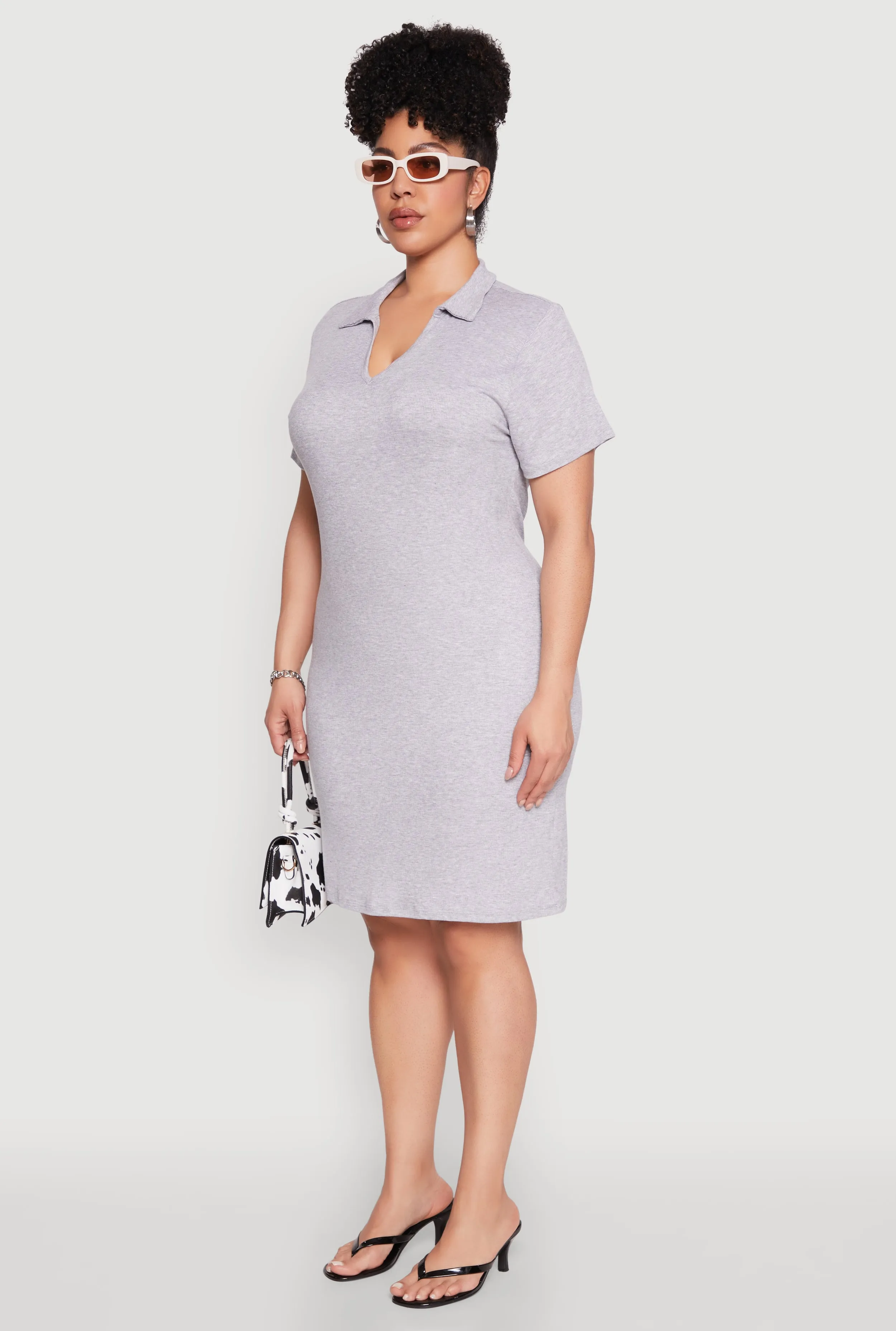 Plus Size Johnny Collar Polo Dress sold by Rainbow product image thumbnail 3