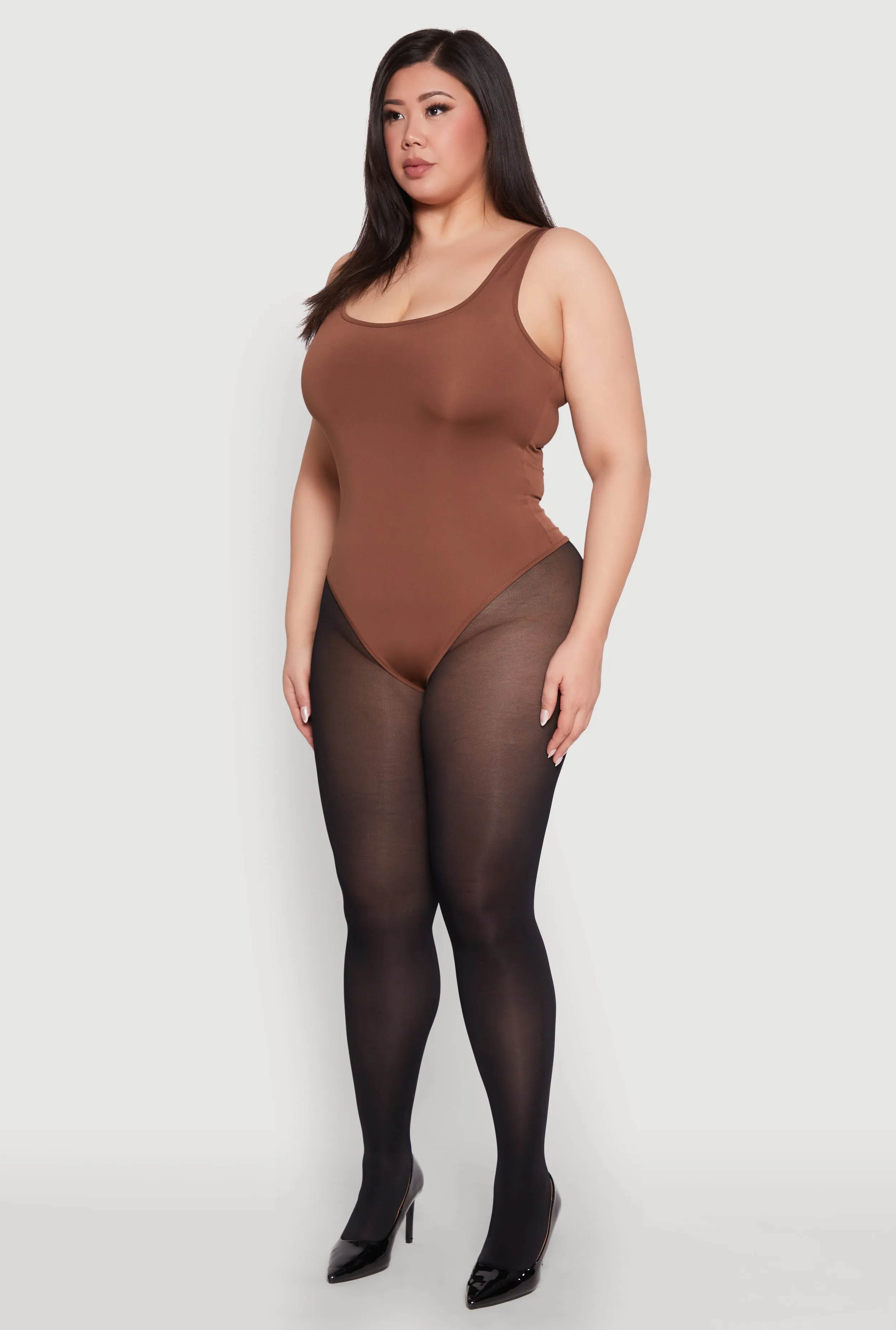 Plus Size Daisy Sleeveless Bodysuit sold by Rainbow product image thumbnail 5