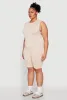Plus Size Mineral Wash Ribbed Knit Tank Top sold by Rainbow