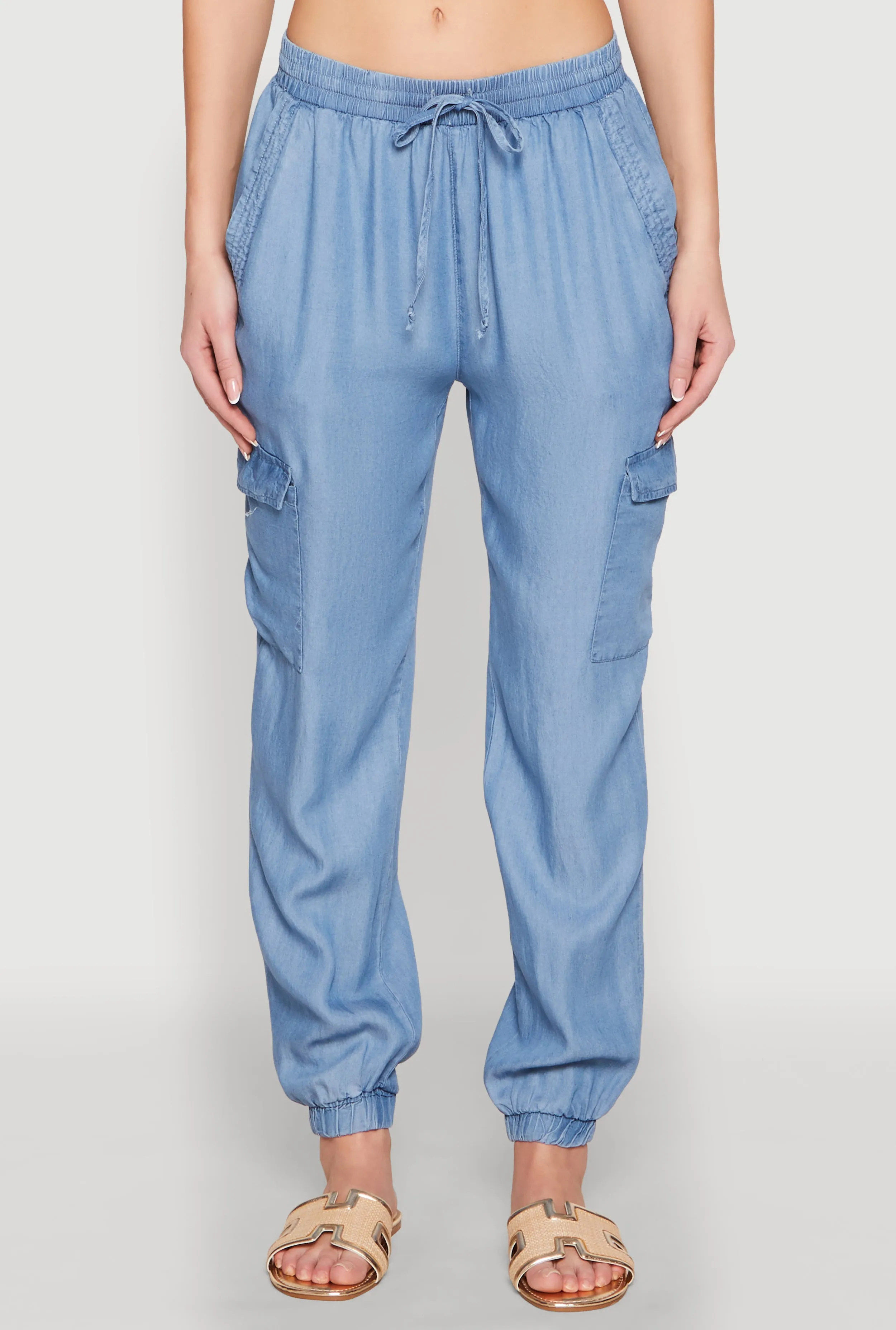 Chambray Cargo Joggers sold by Rainbow product image thumbnail 5