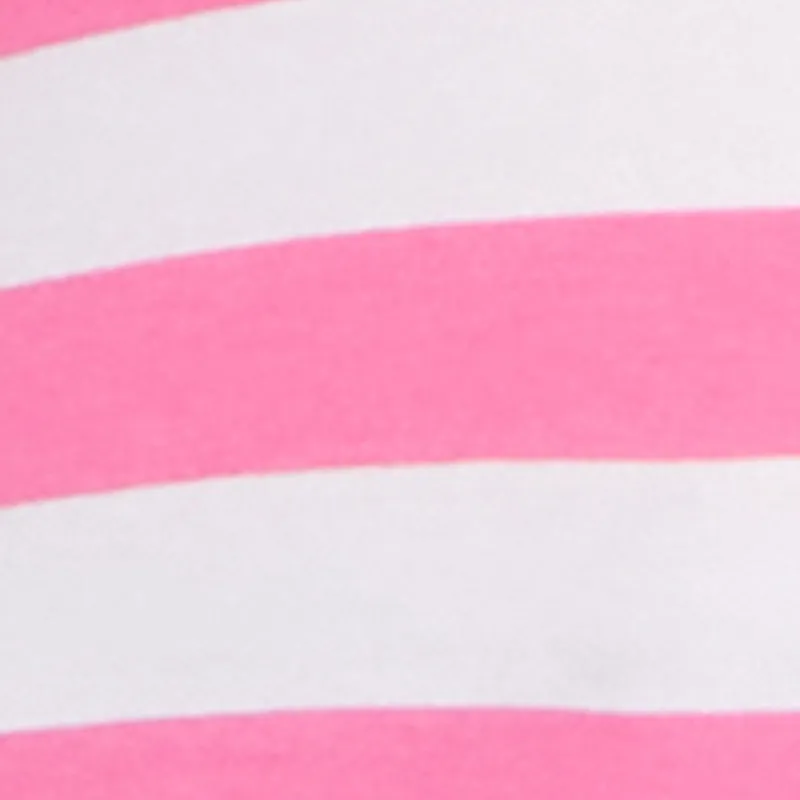 Plus Size Striped Crew Neck Tee sold by Rainbow product image thumbnail 4