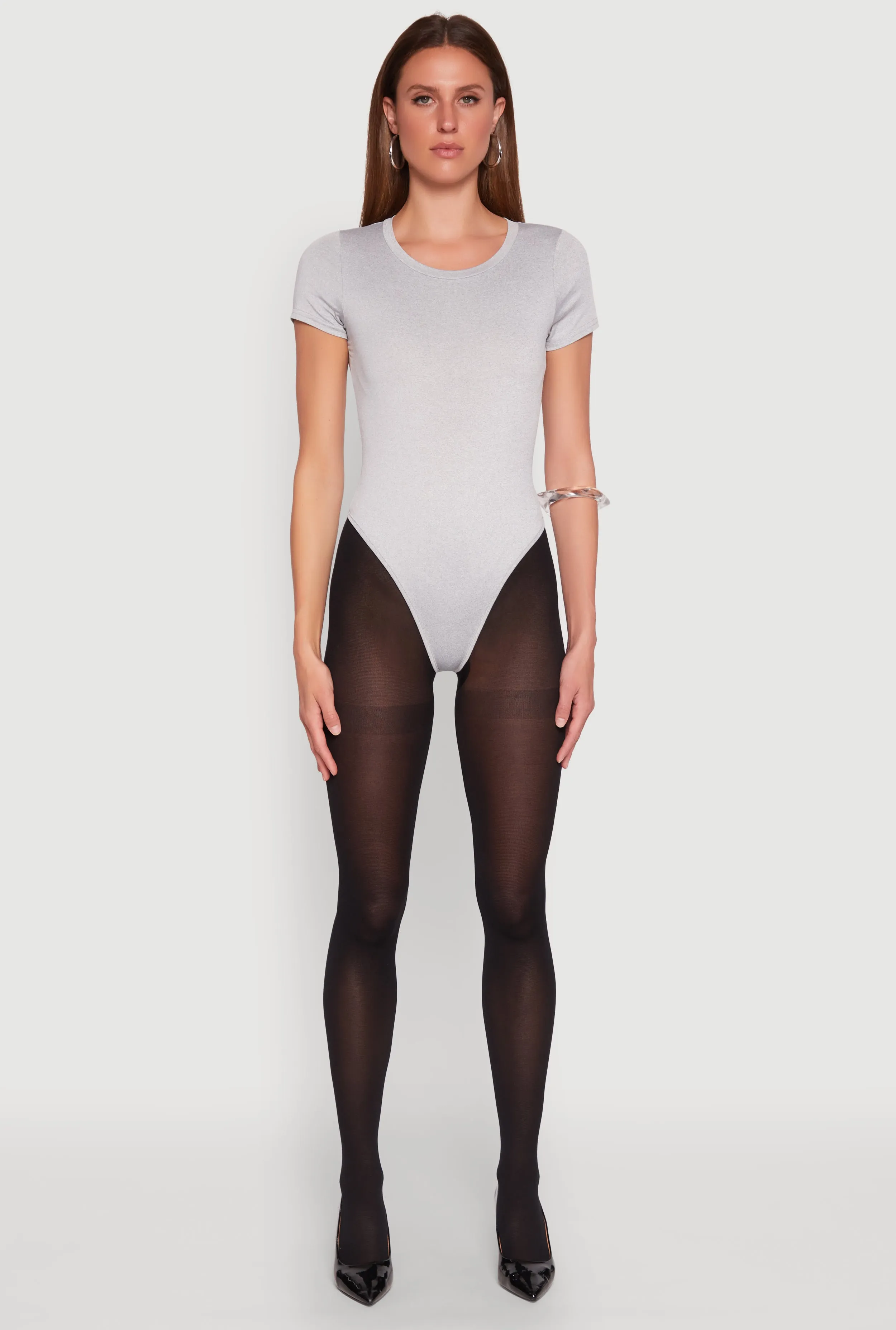 Daisy Short Sleeve Crew Neck Bodysuit sold by Rainbow product image thumbnail 3