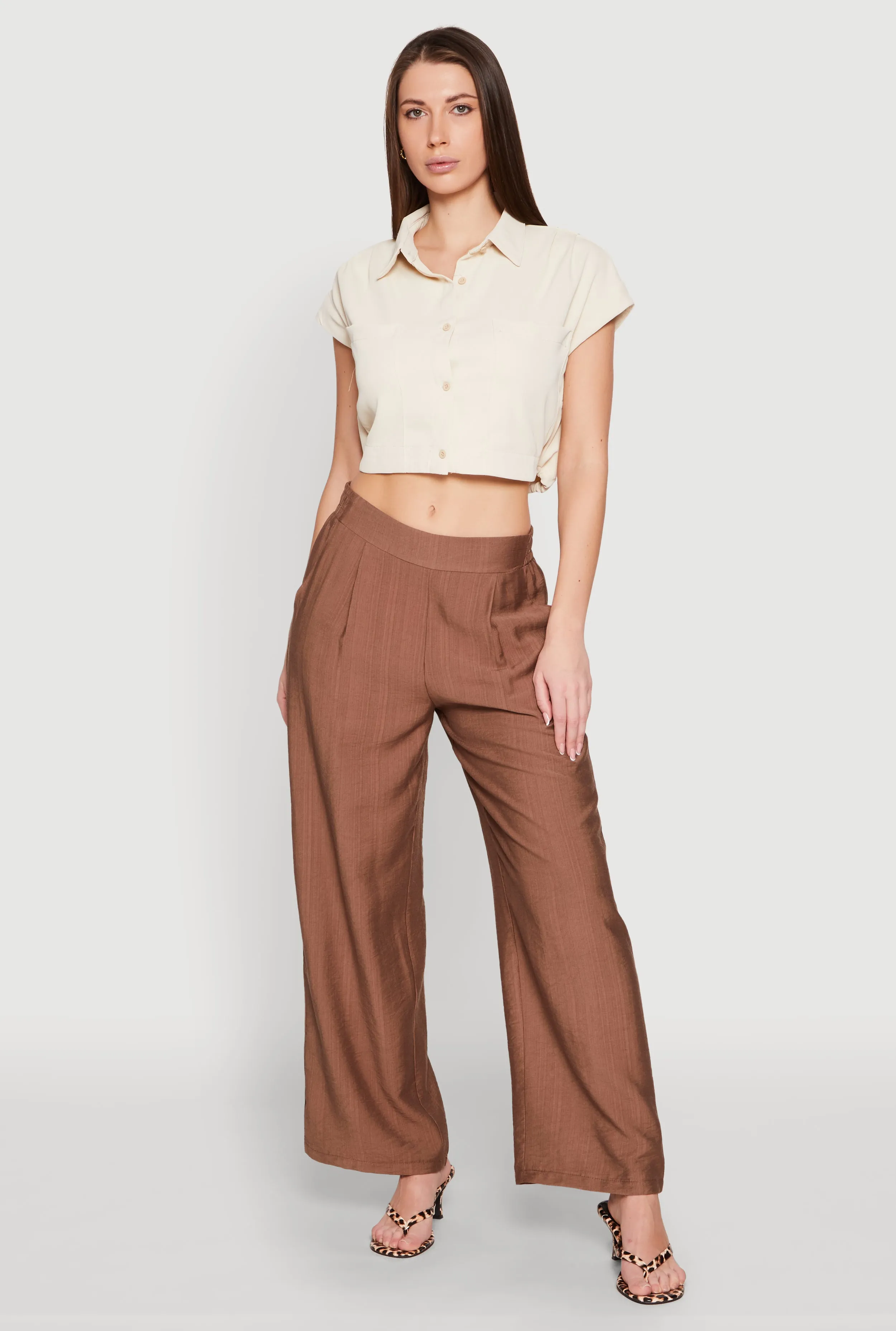 Pull On Wide Leg Pants sold by Rainbow