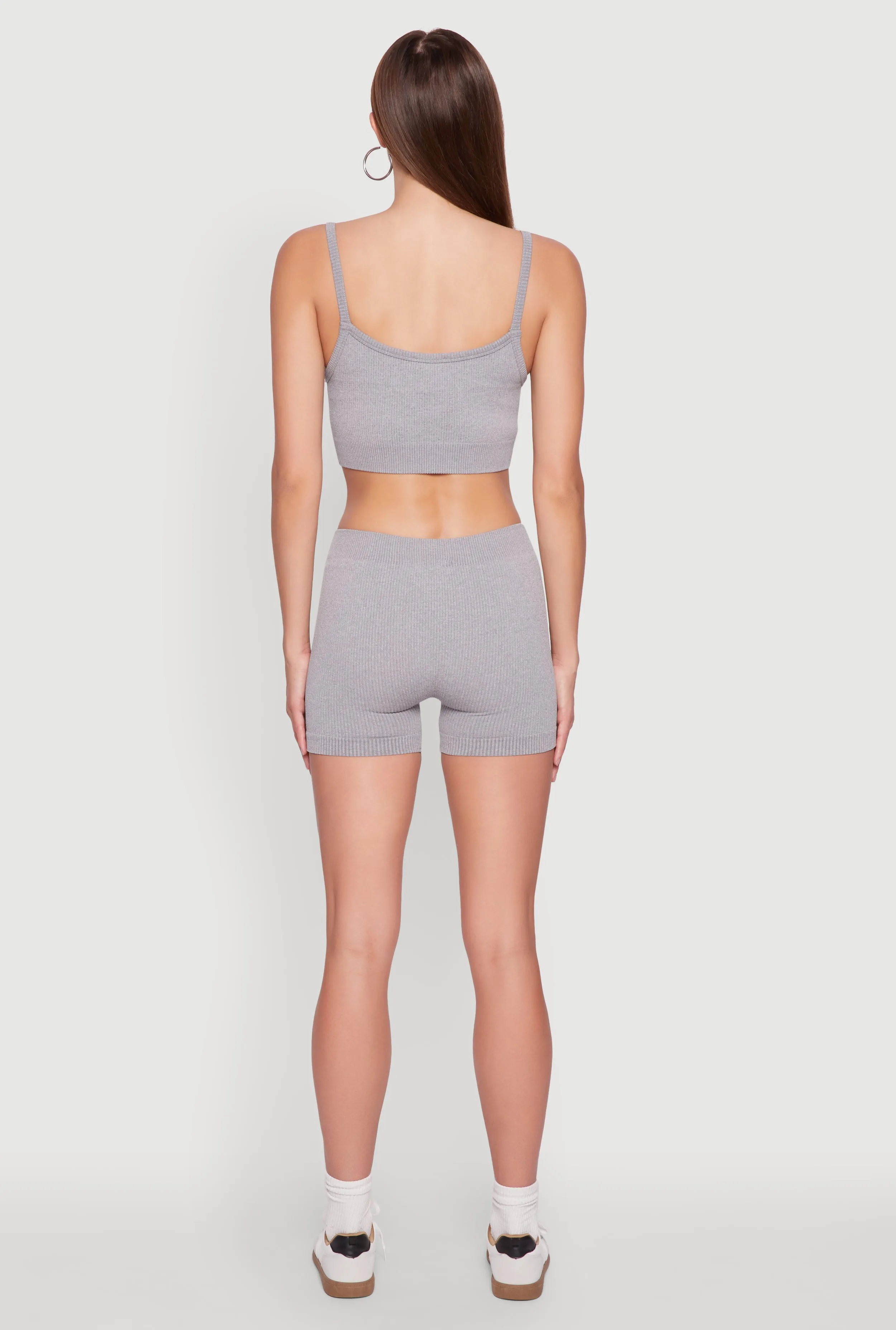 Seamless Cropped Cami and Shorts Set sold by Rainbow product image thumbnail 5