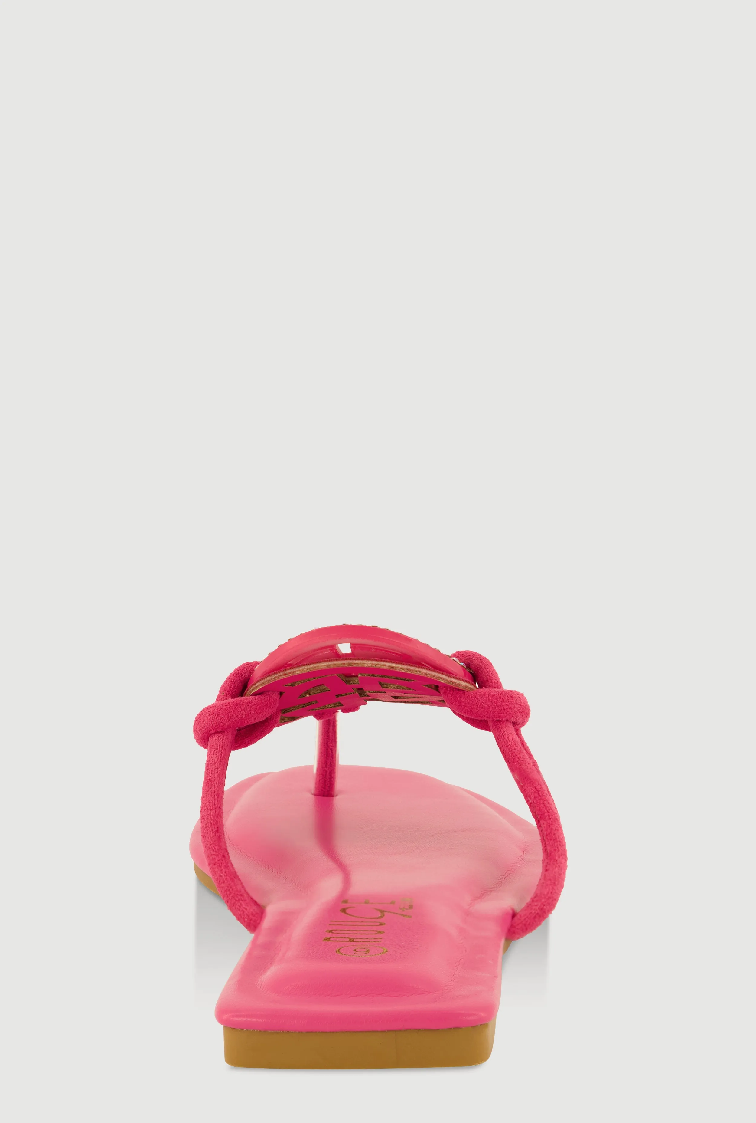 Rhinestone Geometric Pendant Thong Sandals sold by Rainbow product image thumbnail 3