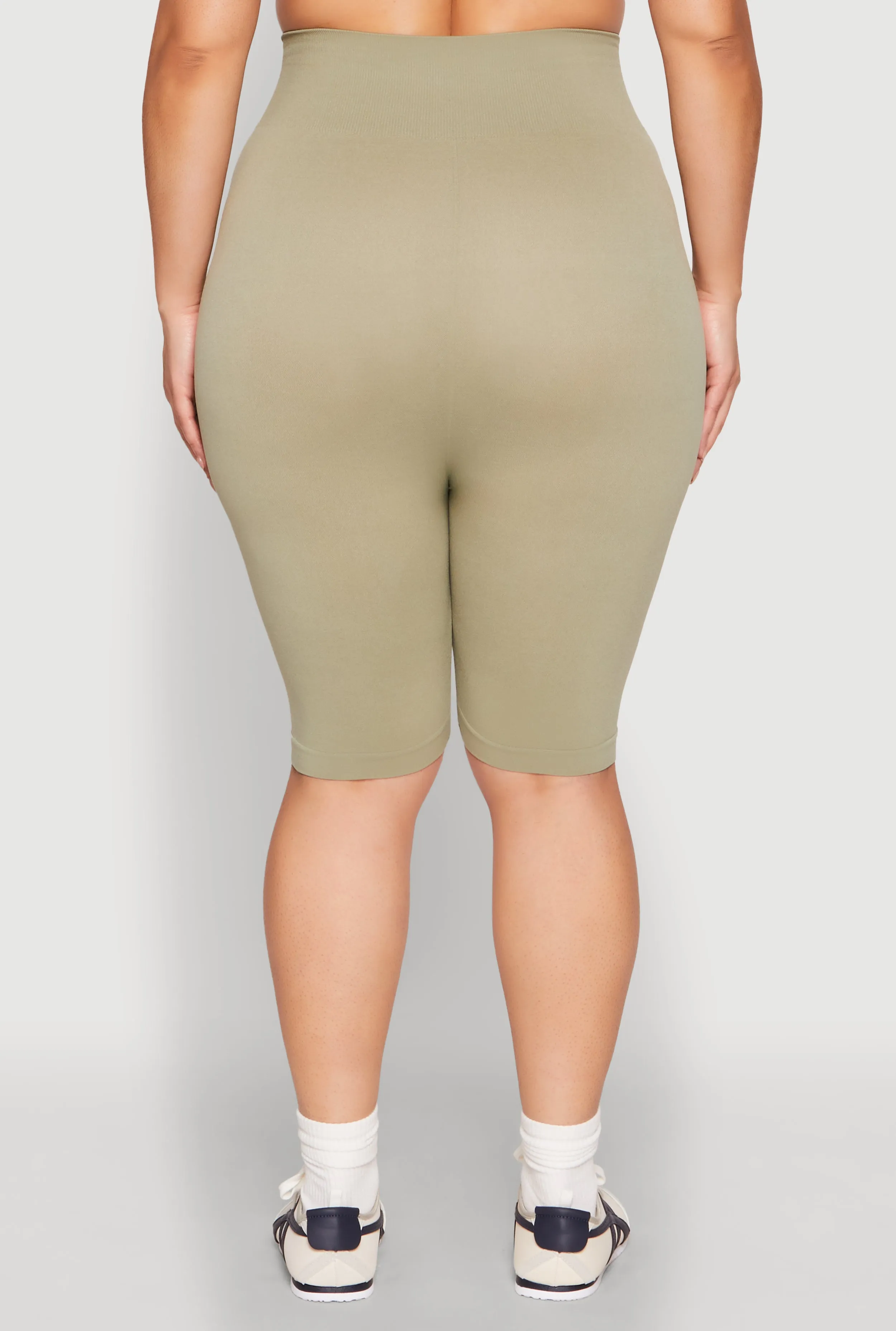 Plus Size High Waisted Biker Shorts sold by Rainbow product image thumbnail 5