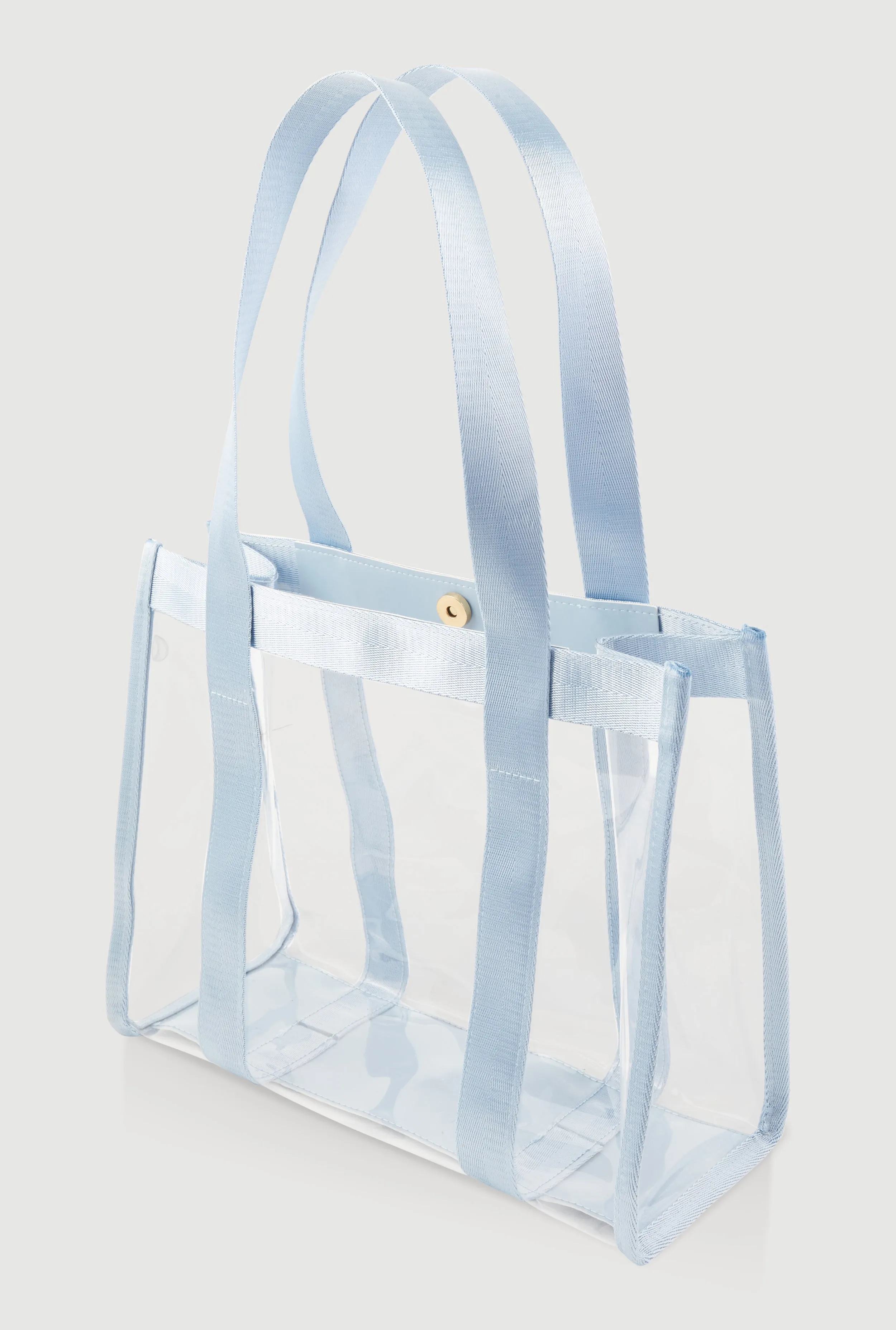 Contrast Trim Clear Tote Bag with Pouch sold by Rainbow product image thumbnail 5