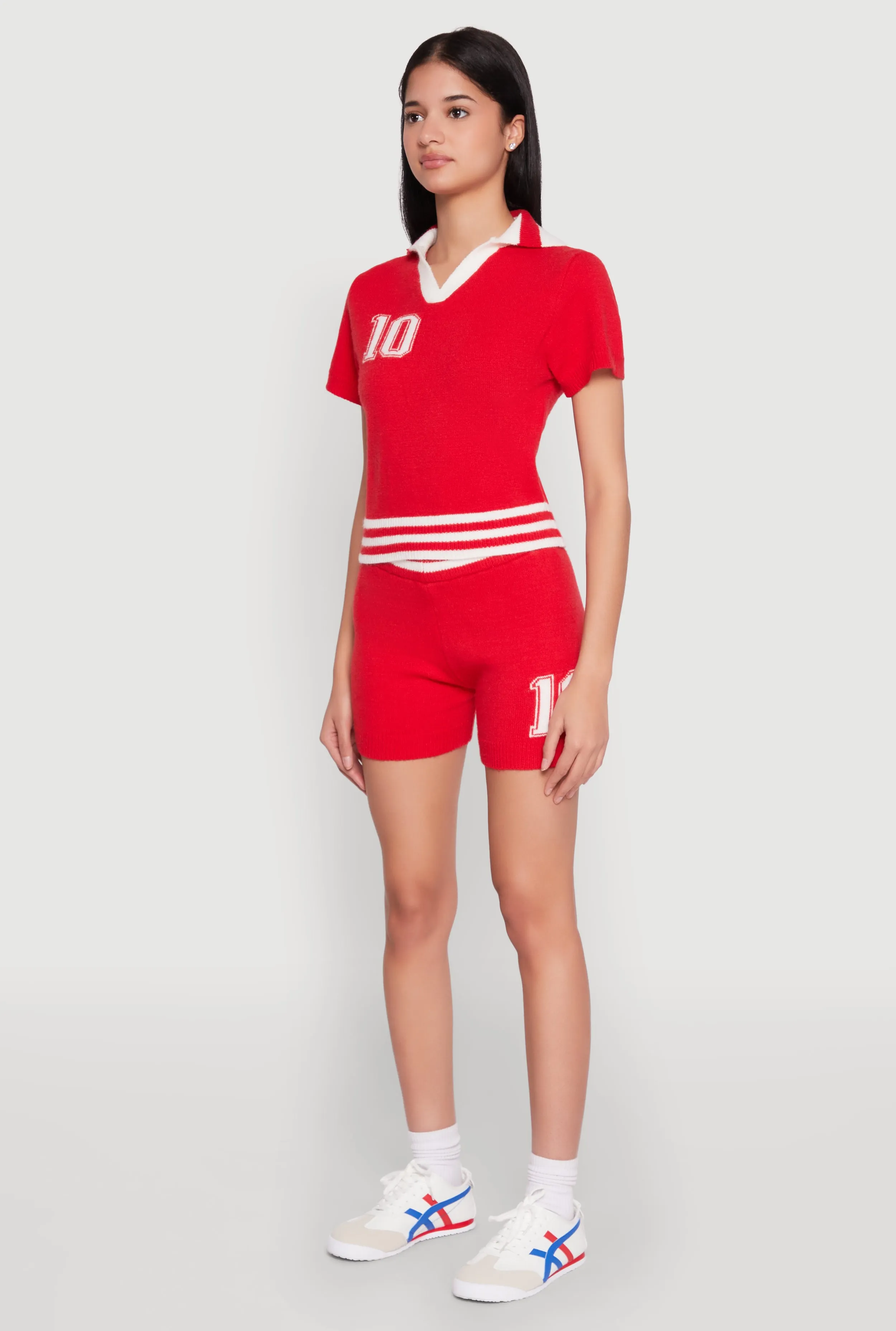 Daisy 10 Varsity Stripe Polo Shirt sold by Rainbow product image thumbnail 5