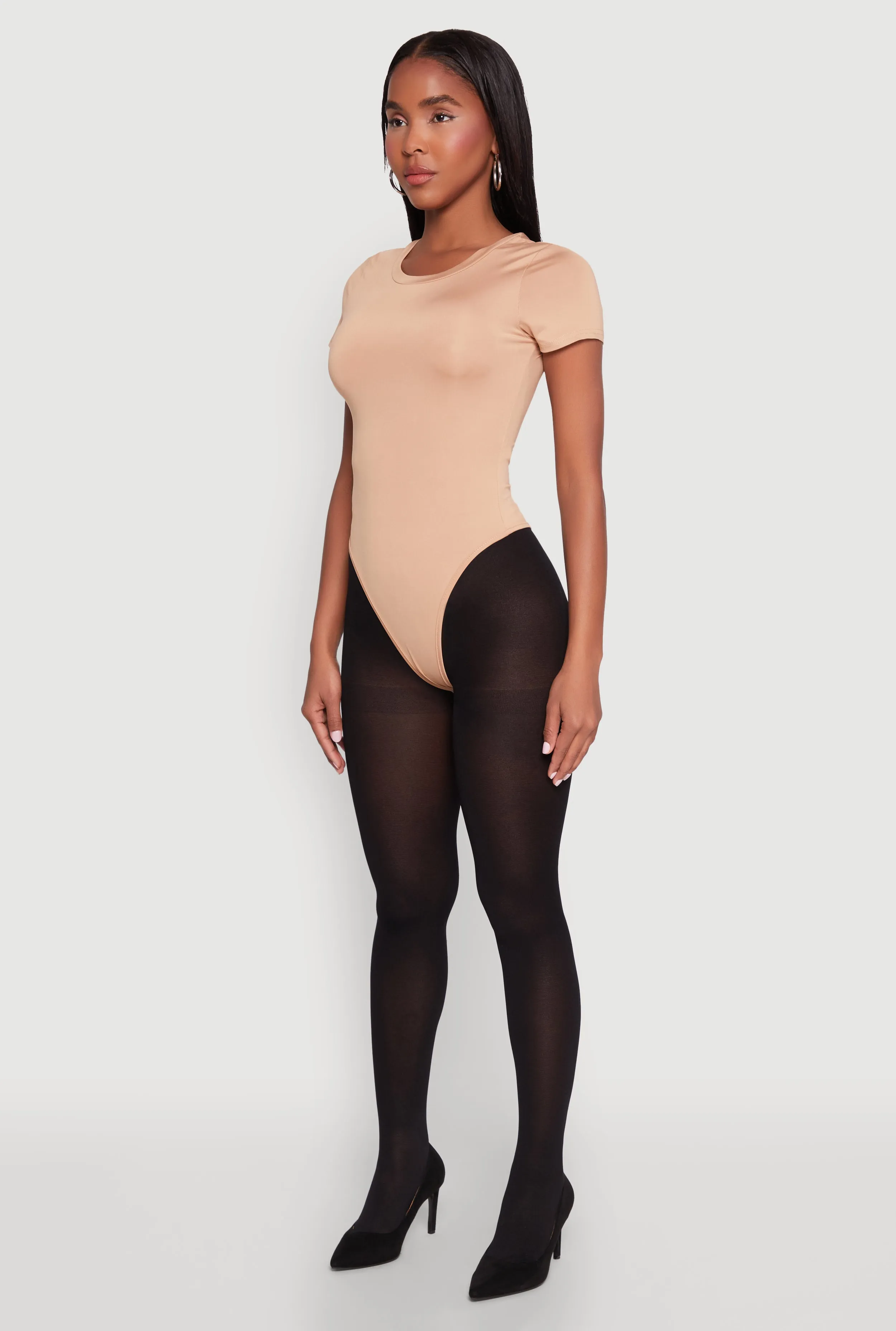 Daisy Short Sleeve Crew Neck Bodysuit sold by Rainbow product image thumbnail 5