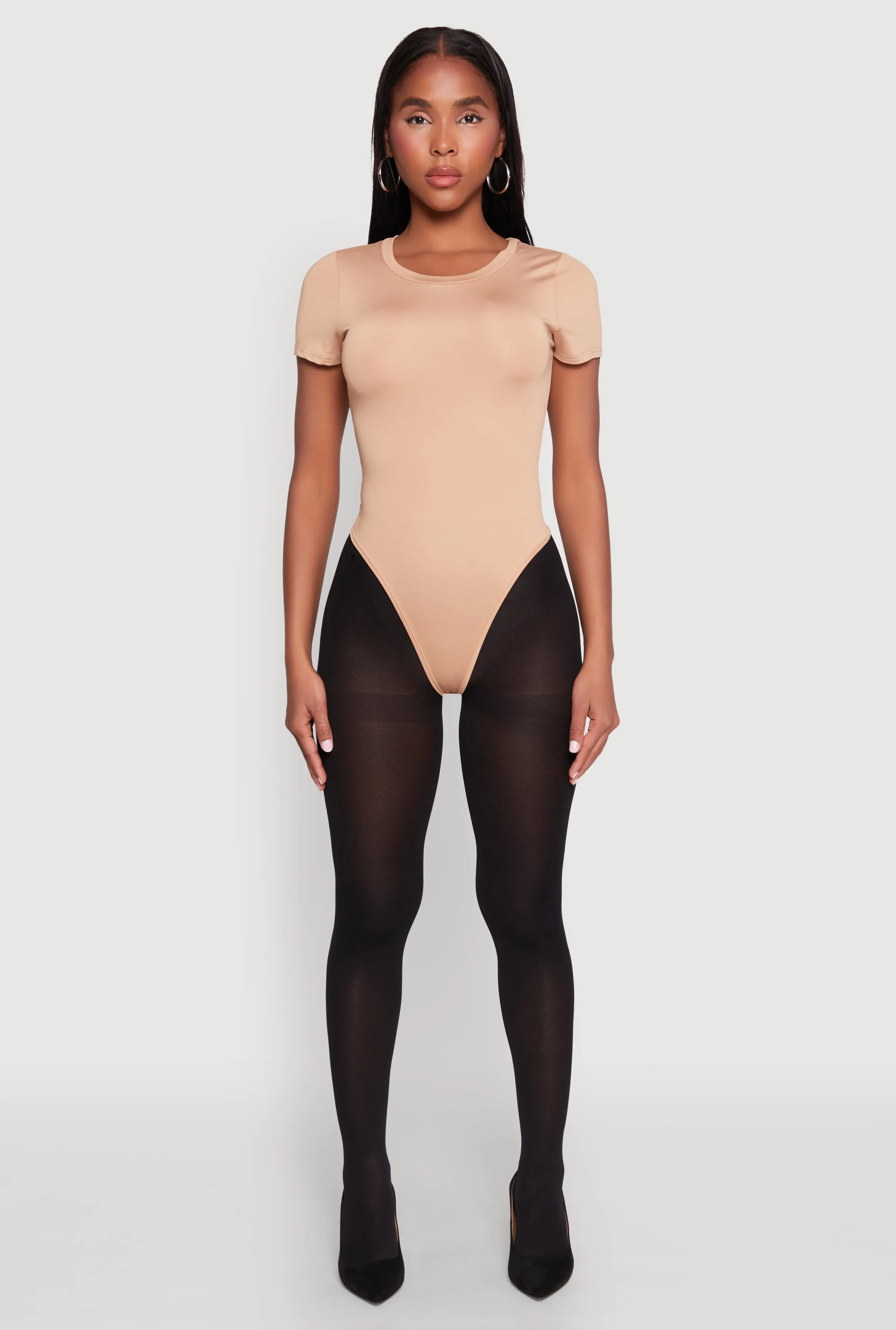 Daisy Short Sleeve Crew Neck Bodysuit sold by Rainbow product image thumbnail 3