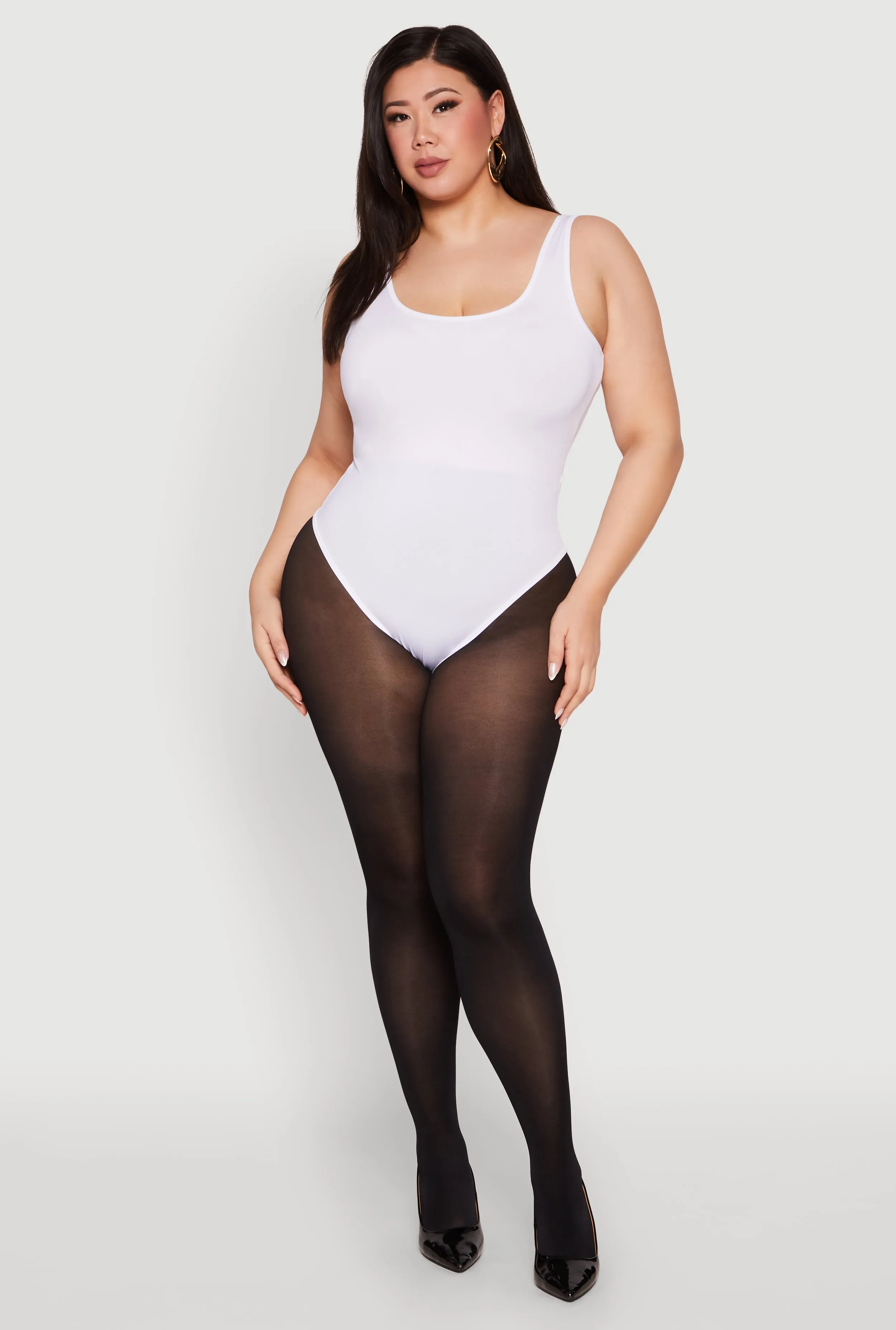 Plus Size Daisy Sleeveless Bodysuit sold by Rainbow product image thumbnail 3