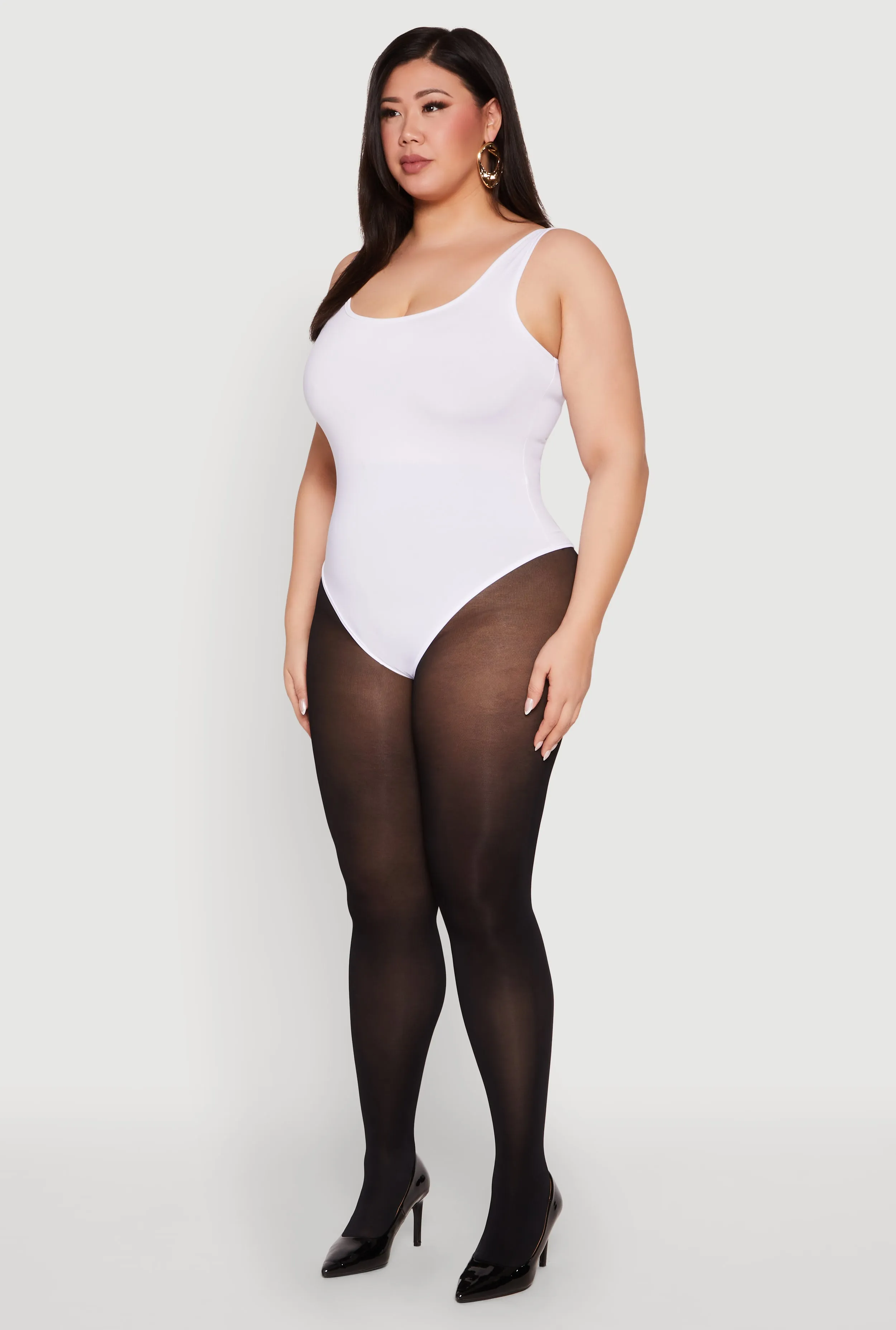 Plus Size Daisy Sleeveless Bodysuit sold by Rainbow product image thumbnail 5