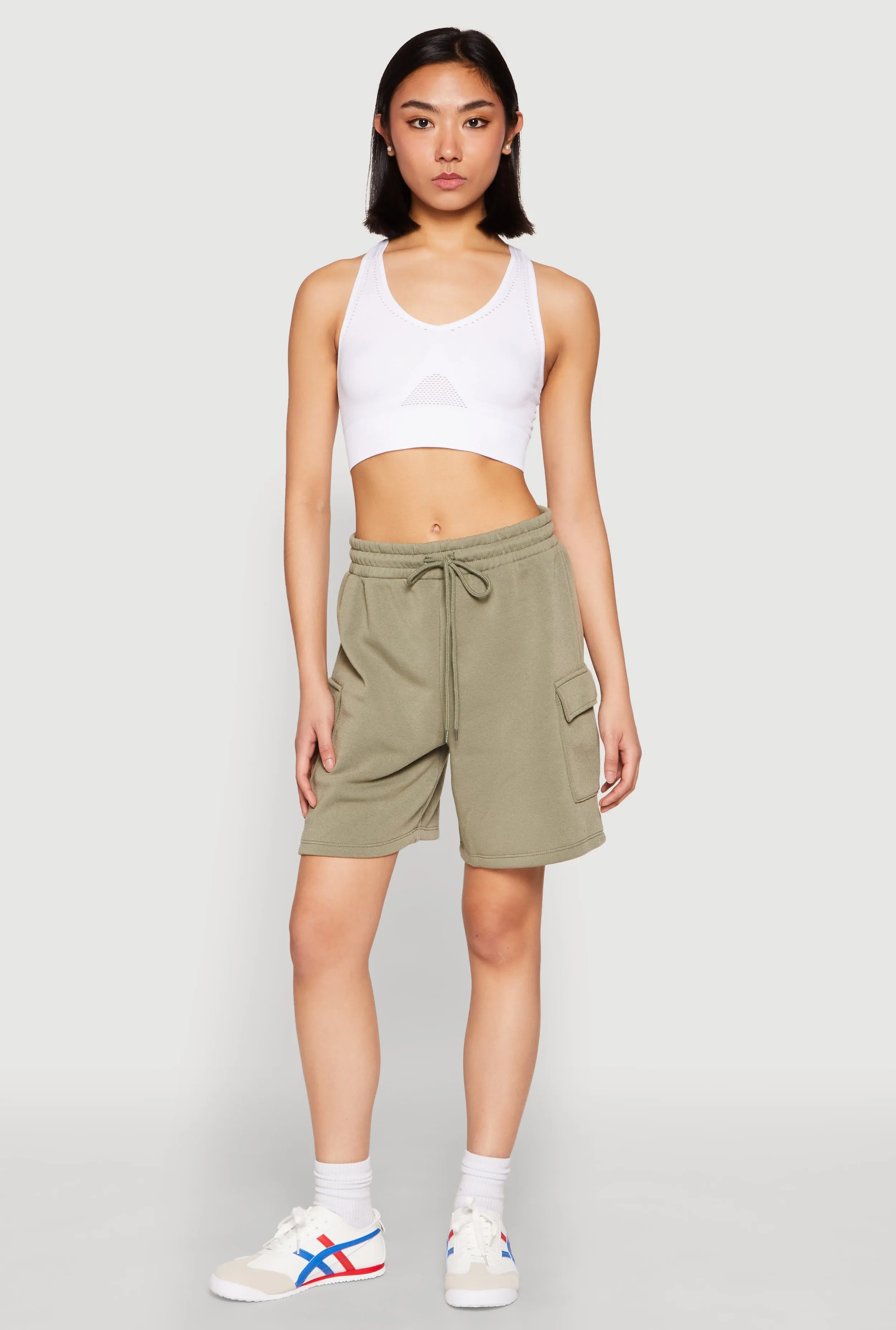 Cargo Pocket Drawstring Sweatshorts sold by Rainbow product image thumbnail 2