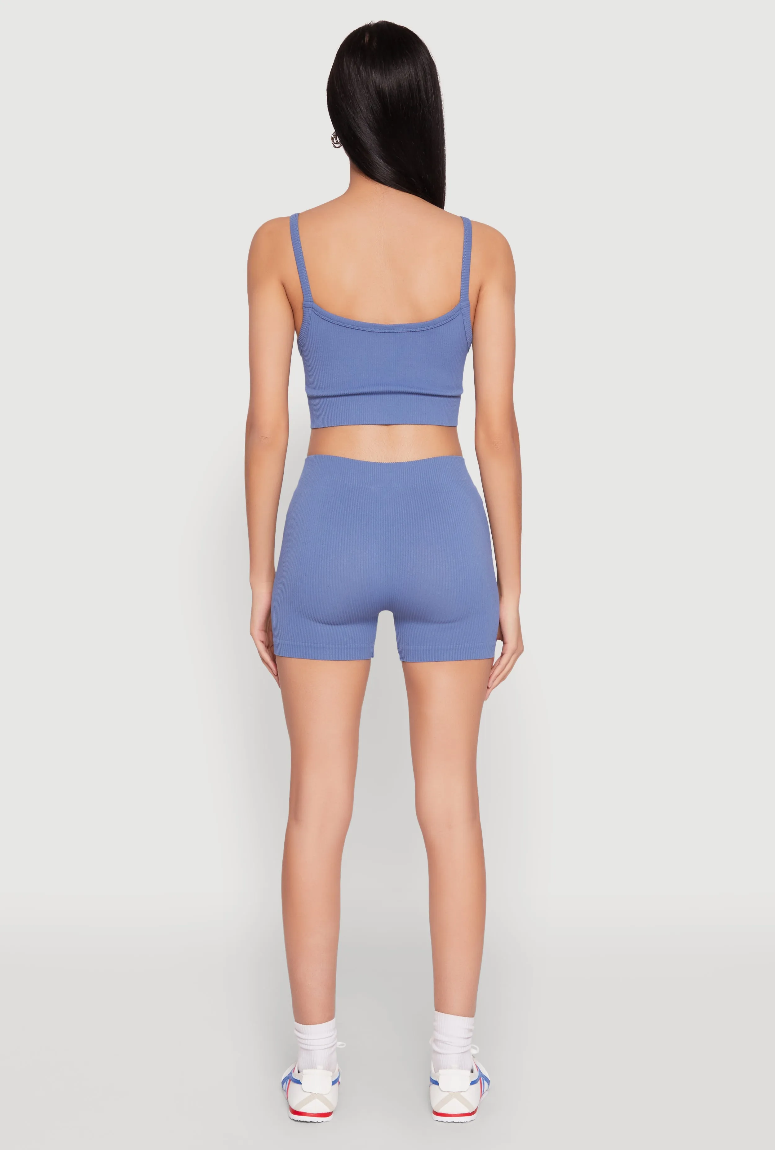 Seamless Cropped Cami and Shorts Set sold by Rainbow product image thumbnail 5
