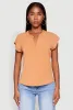 Iris Airy Notch Neck Blouse sold by Rainbow