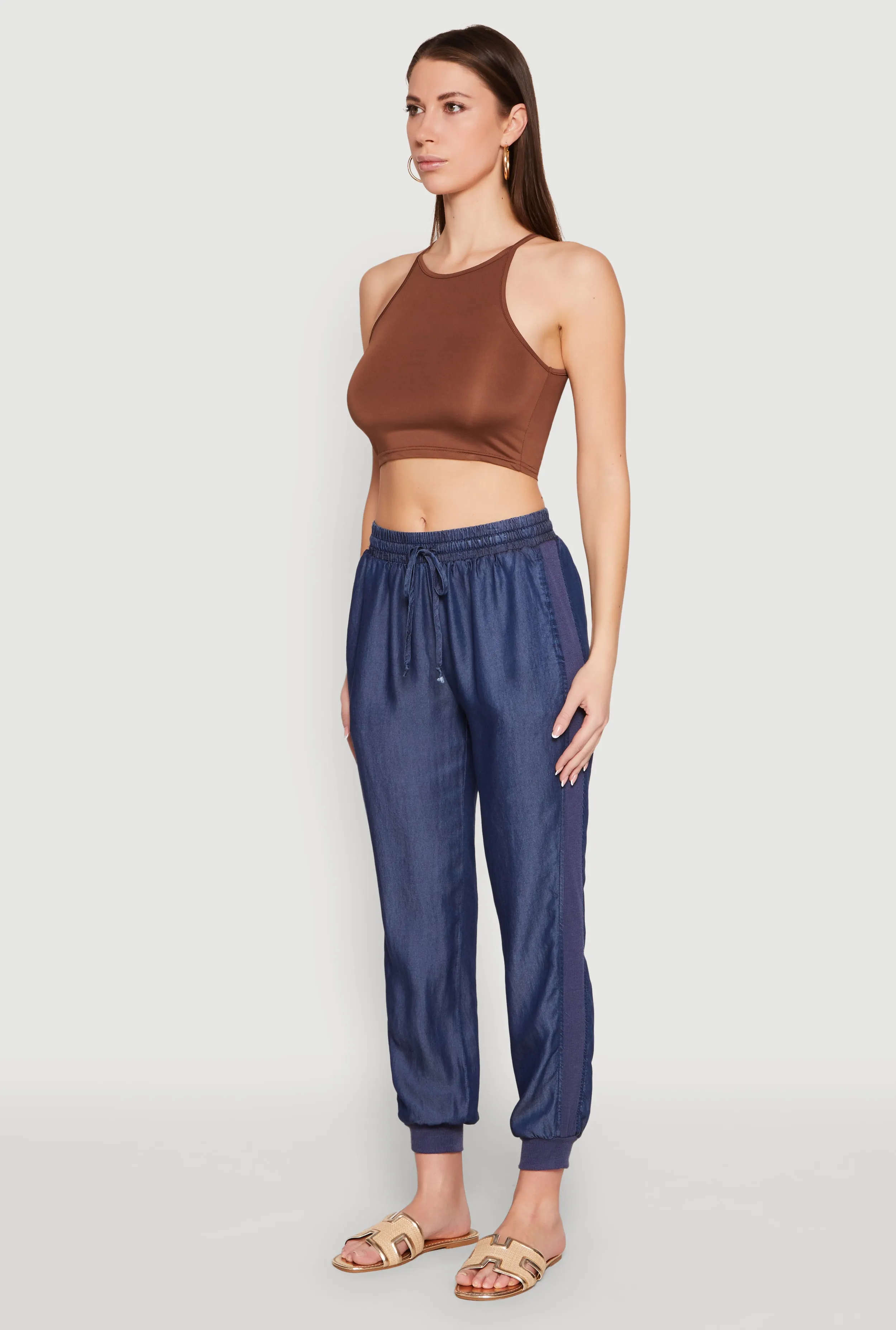 Chambray Joggers sold by Rainbow product image thumbnail 3