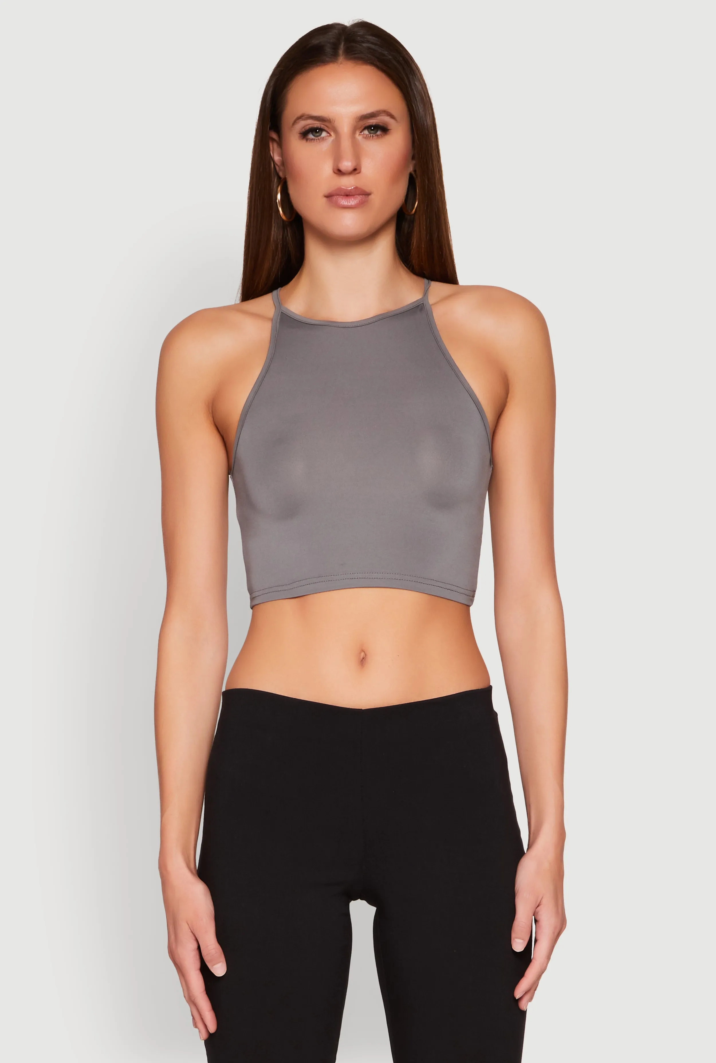 Daisy High Neck Cropped Tank Top sold by Rainbow product image thumbnail 2