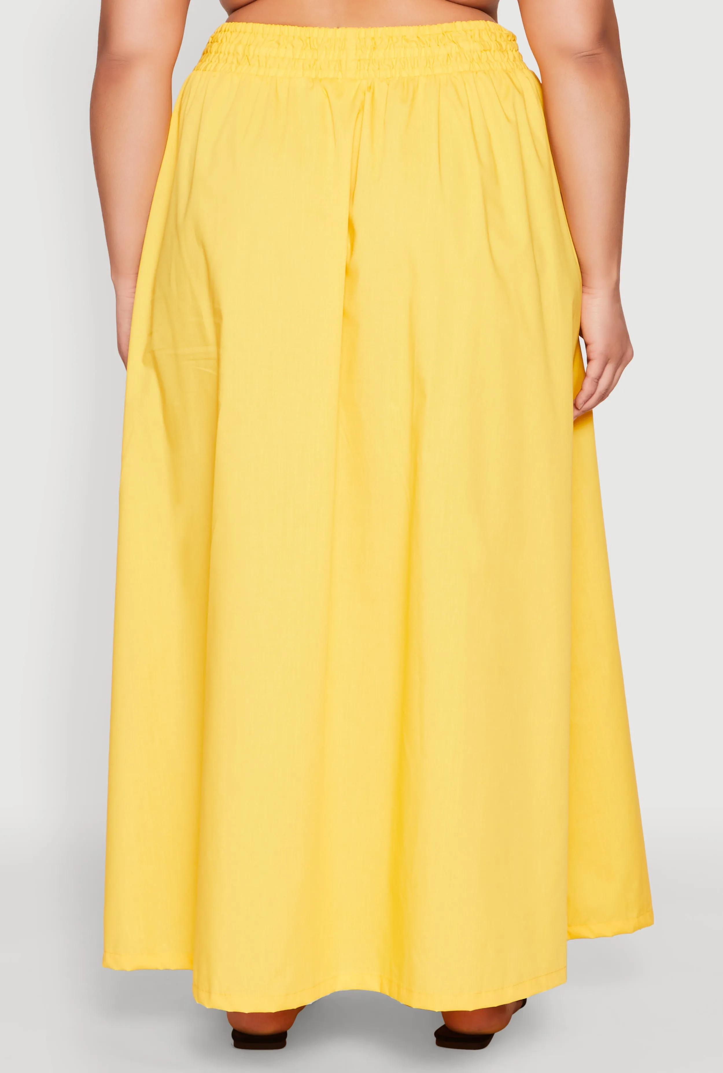 Plus Size Poplin Maxi Skirt sold by Rainbow product image thumbnail 5