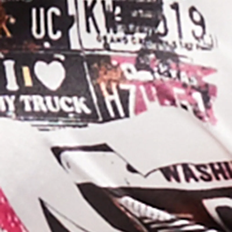 Satin Printed Pattern Tie Front Blouse sold by Rainbow product image thumbnail 4