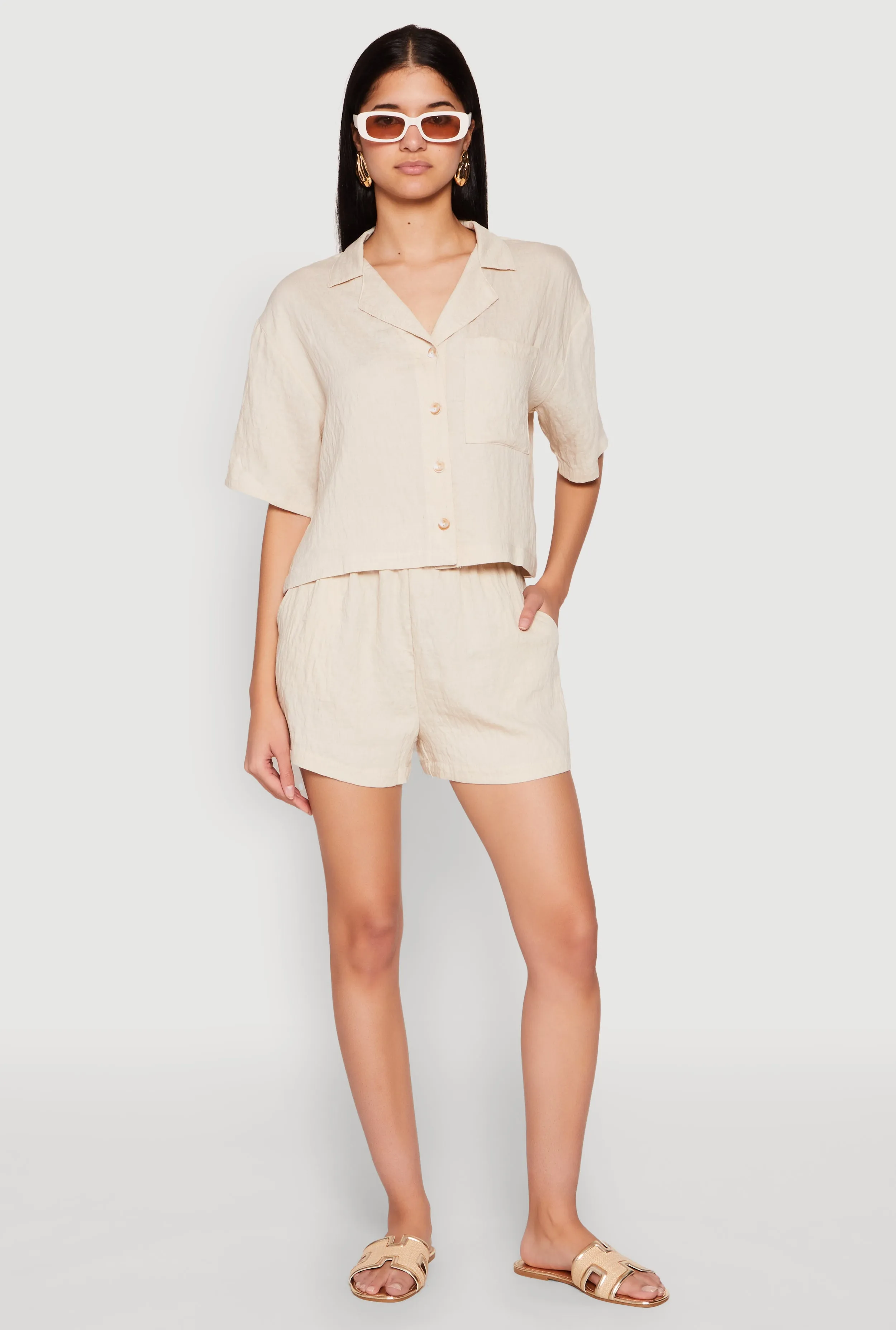 Linen Pocket Shirt sold by Rainbow product image thumbnail 3