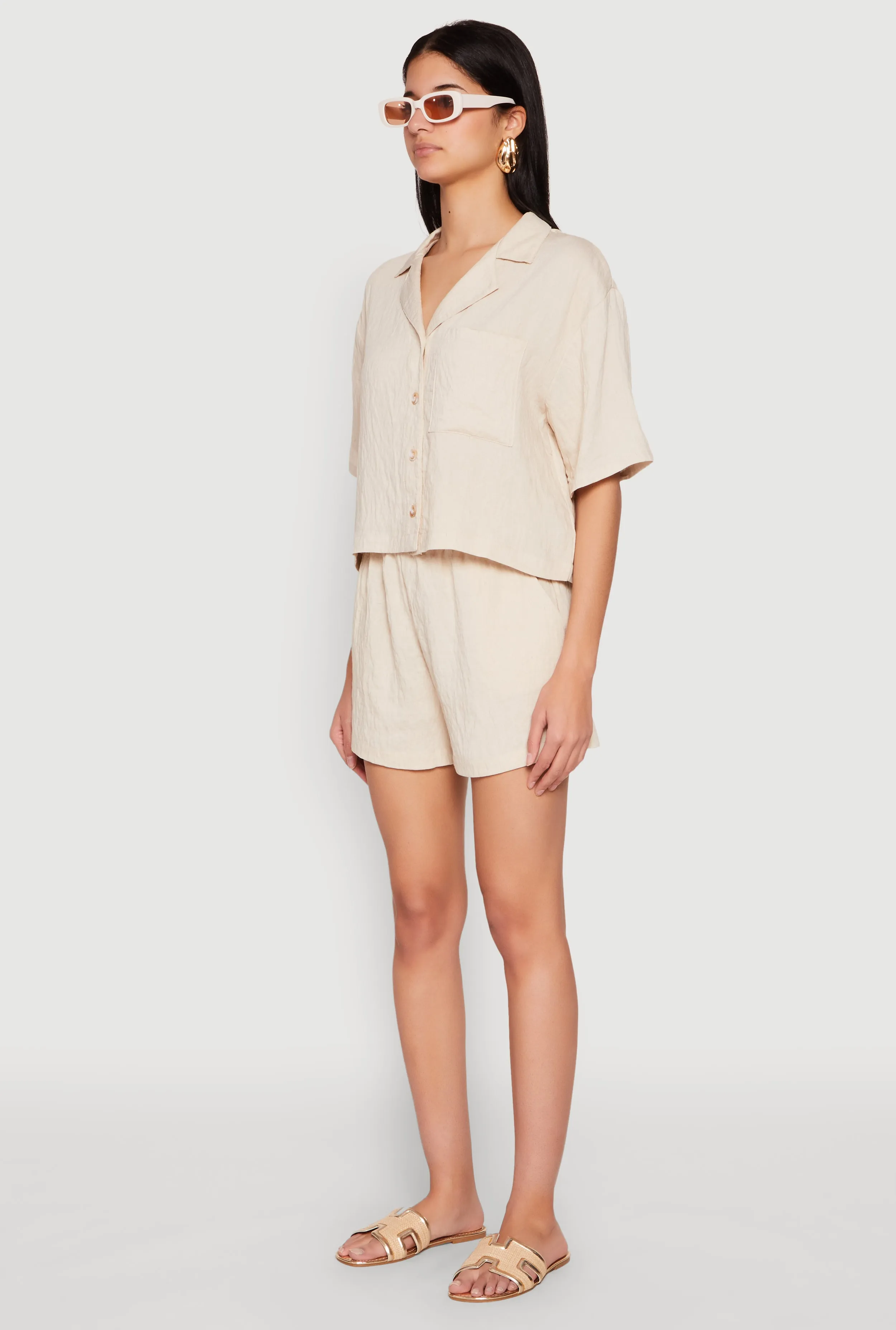 Linen Pocket Shirt sold by Rainbow product image thumbnail 5