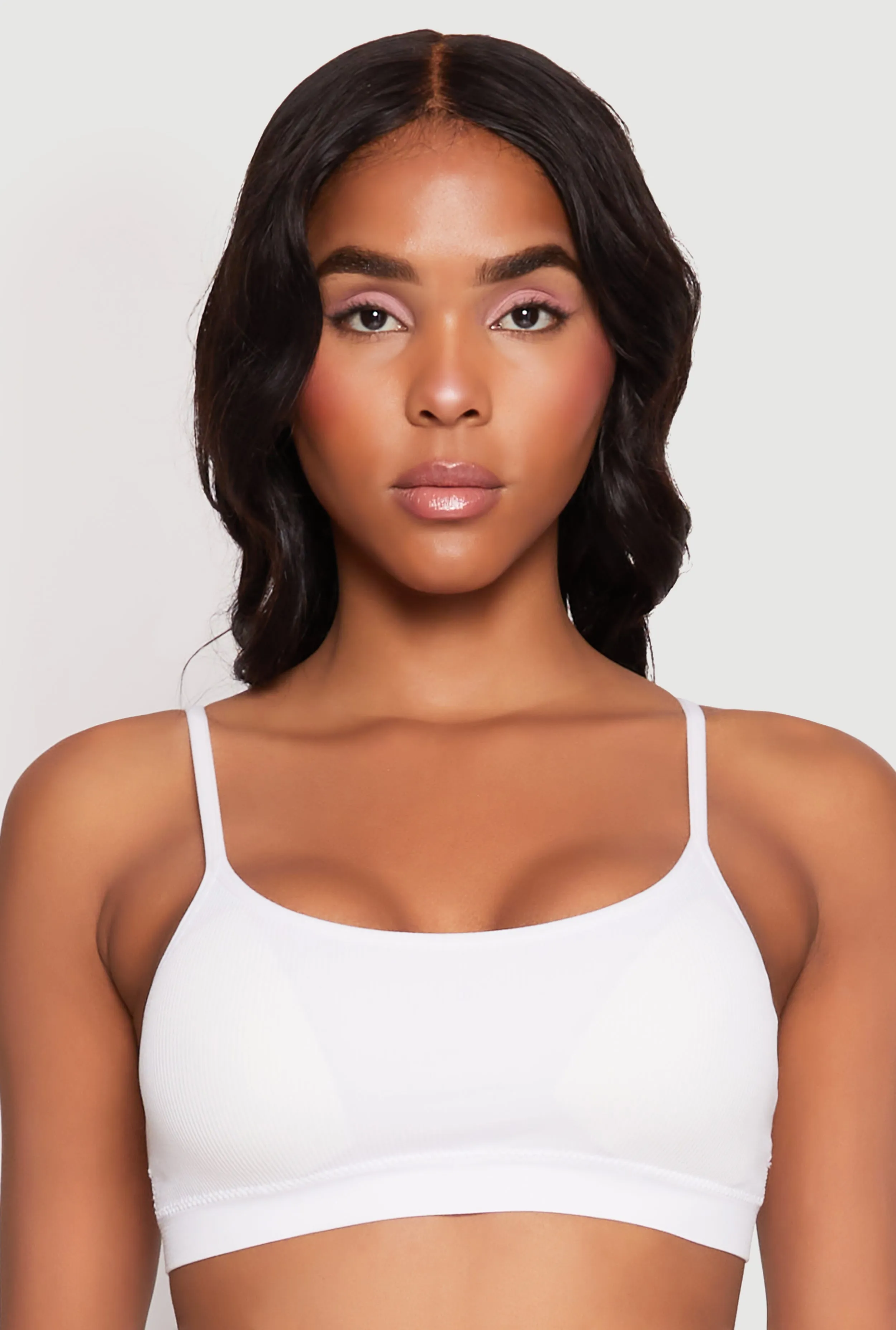 Ribbed Knit Bralette sold by Rainbow