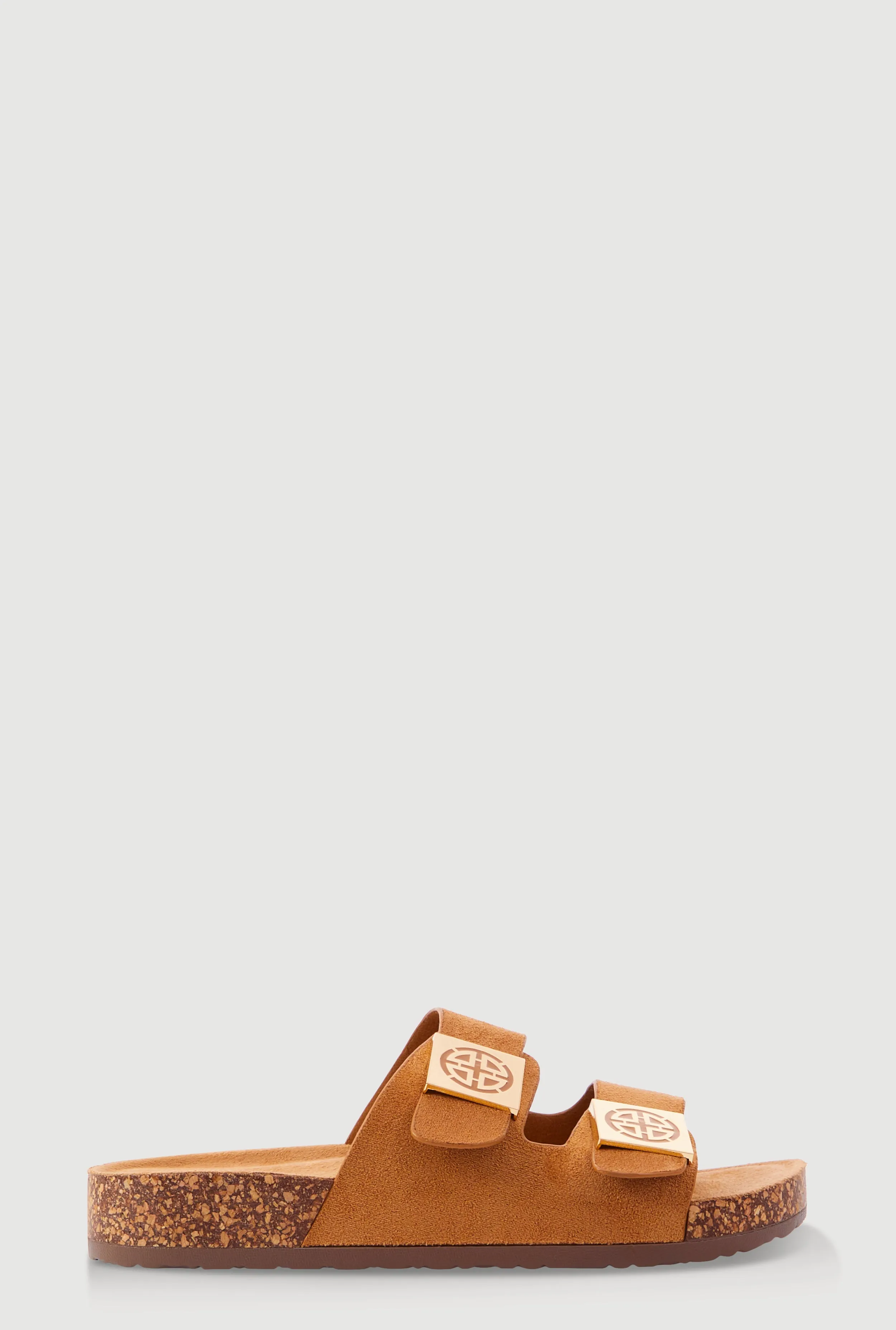 Double Geometric Band Footbed Sandals sold by Rainbow product image thumbnail 2