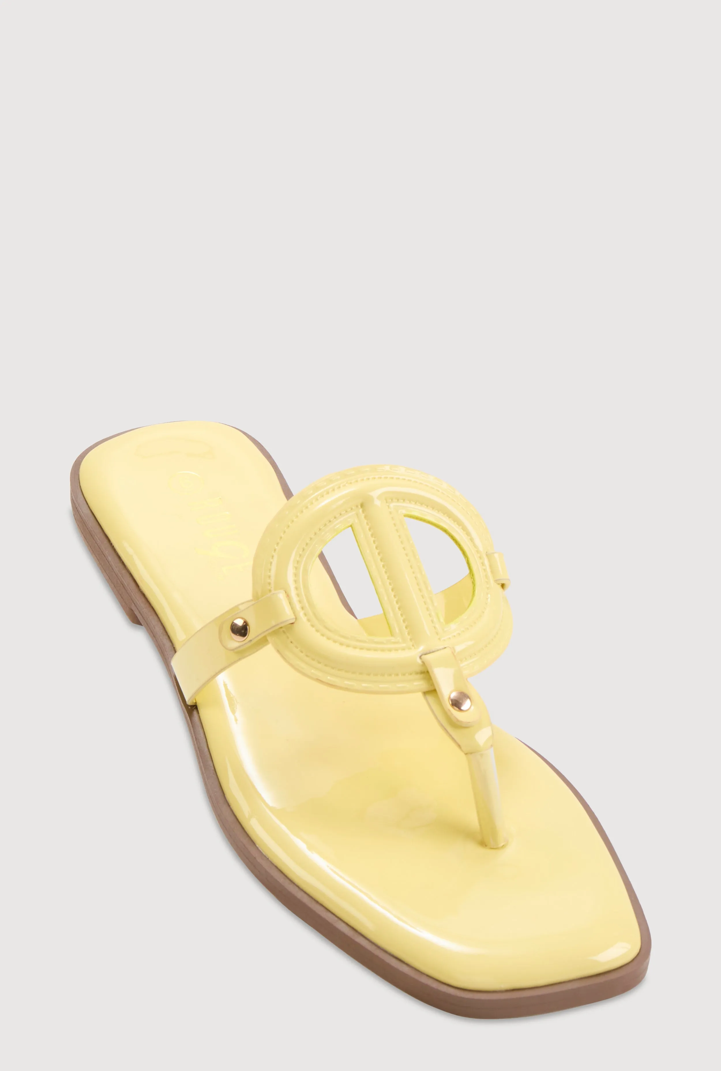 Cut Out Band Thong Sandals sold by Rainbow