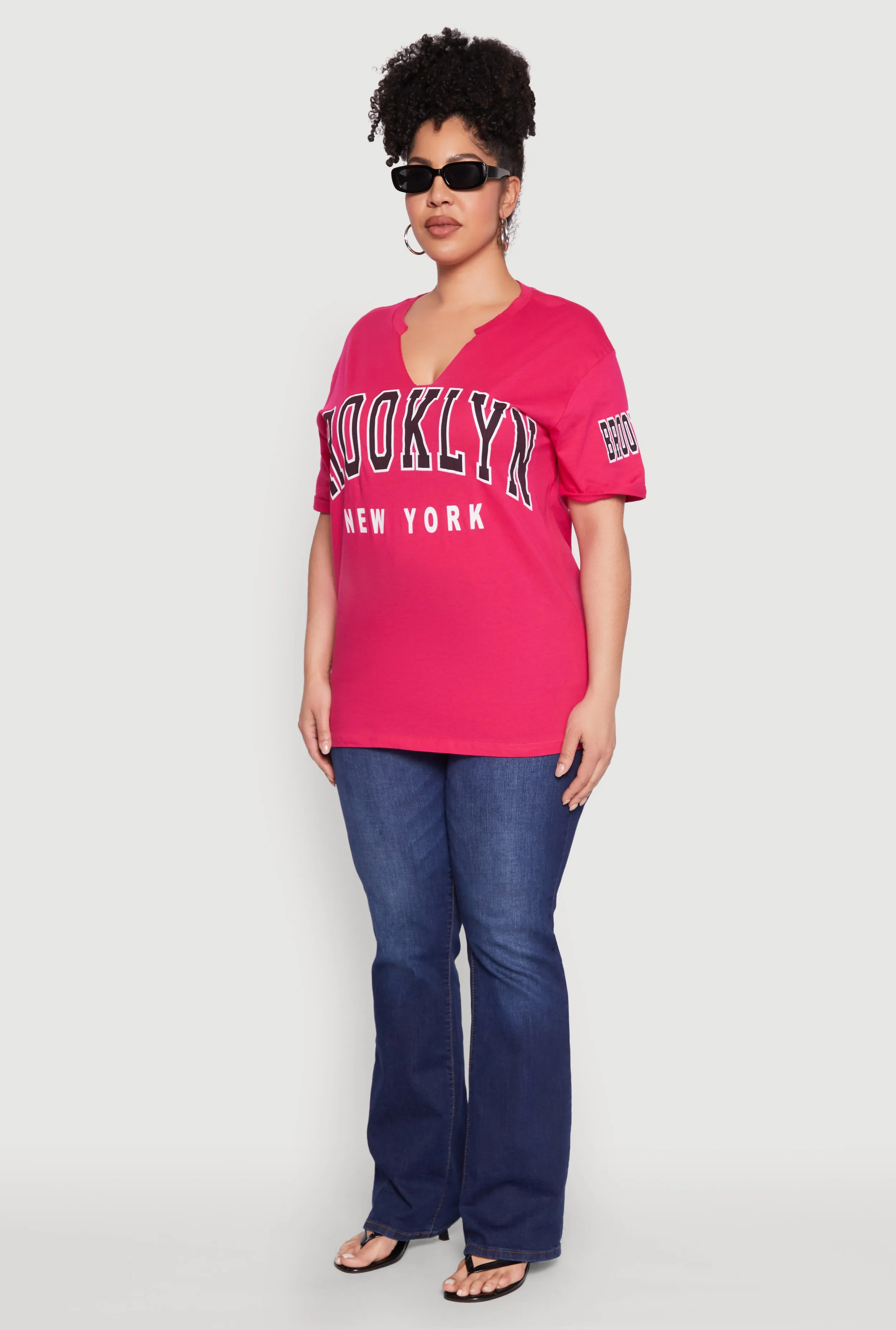 Plus Size Brooklyn New York Graphic Tee sold by Rainbow product image thumbnail 5