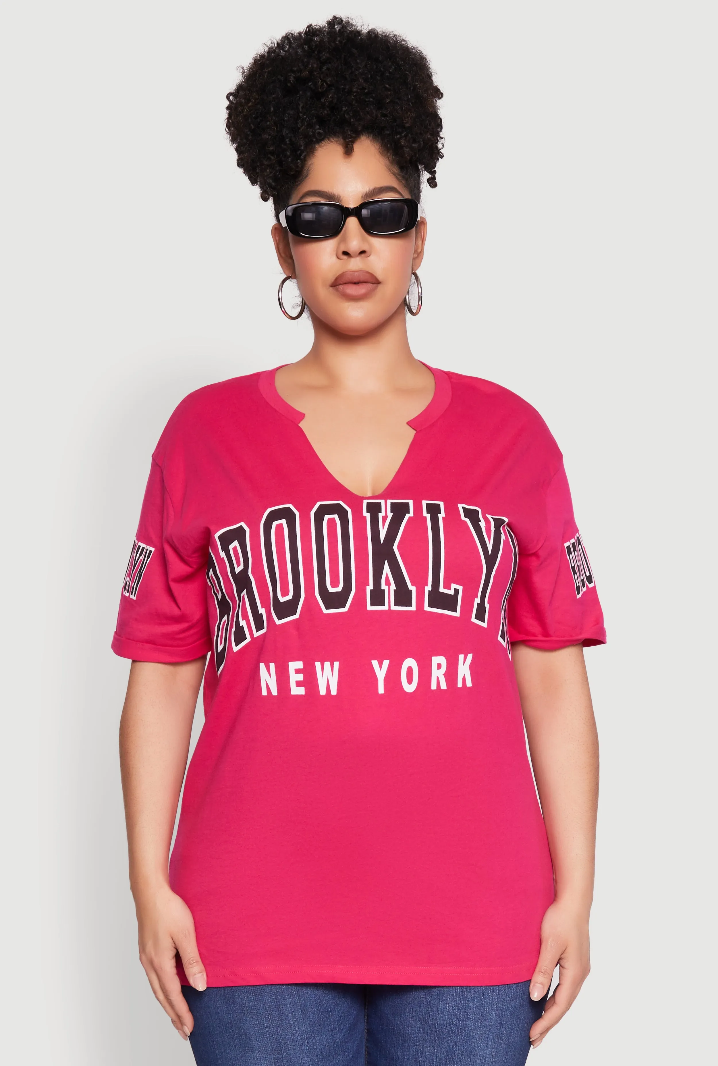 Plus Size Brooklyn New York Graphic Tee sold by Rainbow product image thumbnail 2