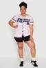 Plus Size Blessed 99 Graphic Baseball Shirt sold by Rainbow
