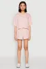 Linen High Waist Pocket Shorts sold by Rainbow