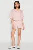 Linen High Waist Pocket Shorts sold by Rainbow