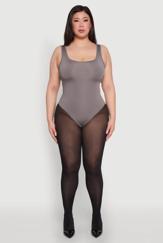 Plus Size Daisy Sleeveless Bodysuit sold by Rainbow