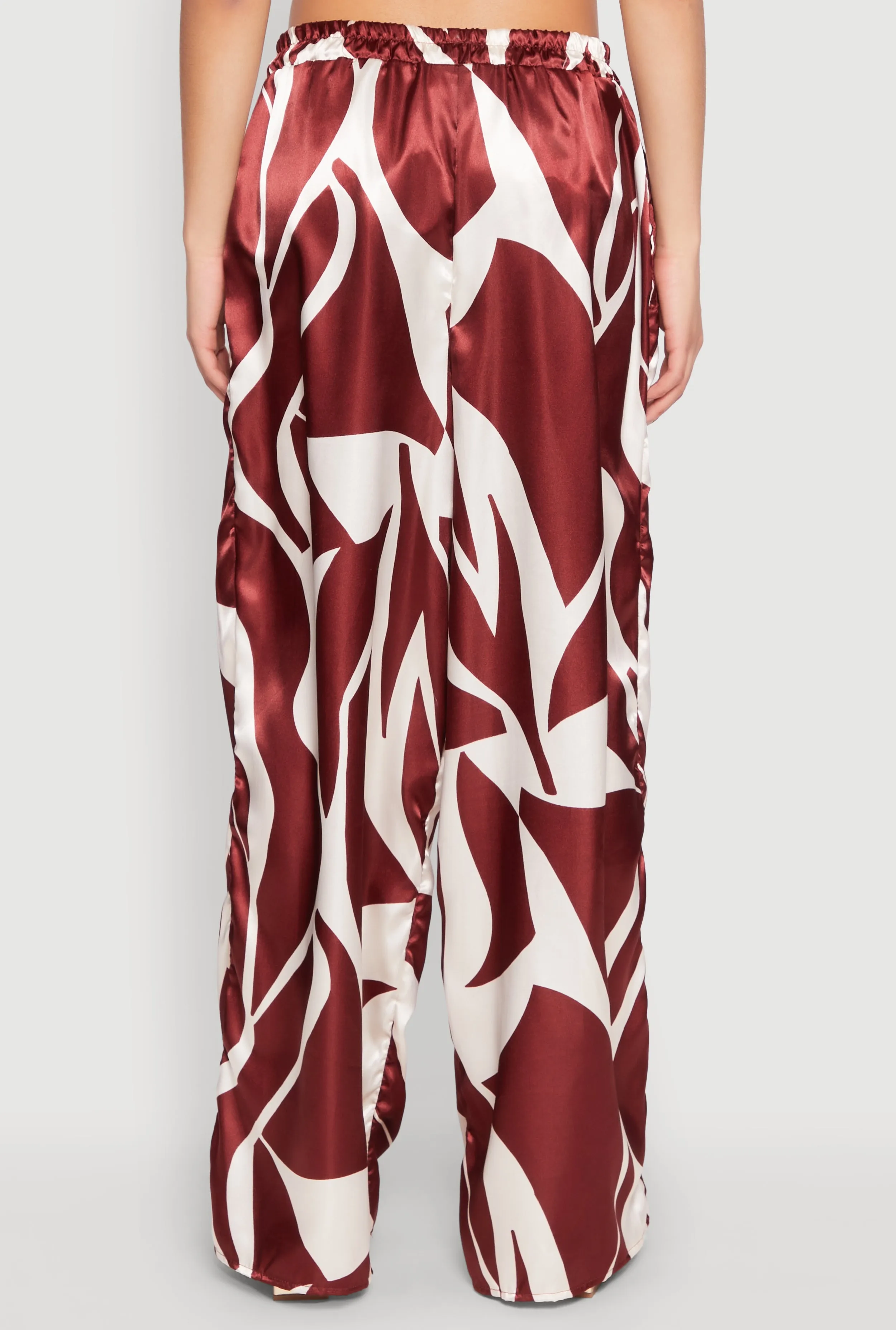 Patterned Satin Palazzo Pants sold by Rainbow product image thumbnail 5