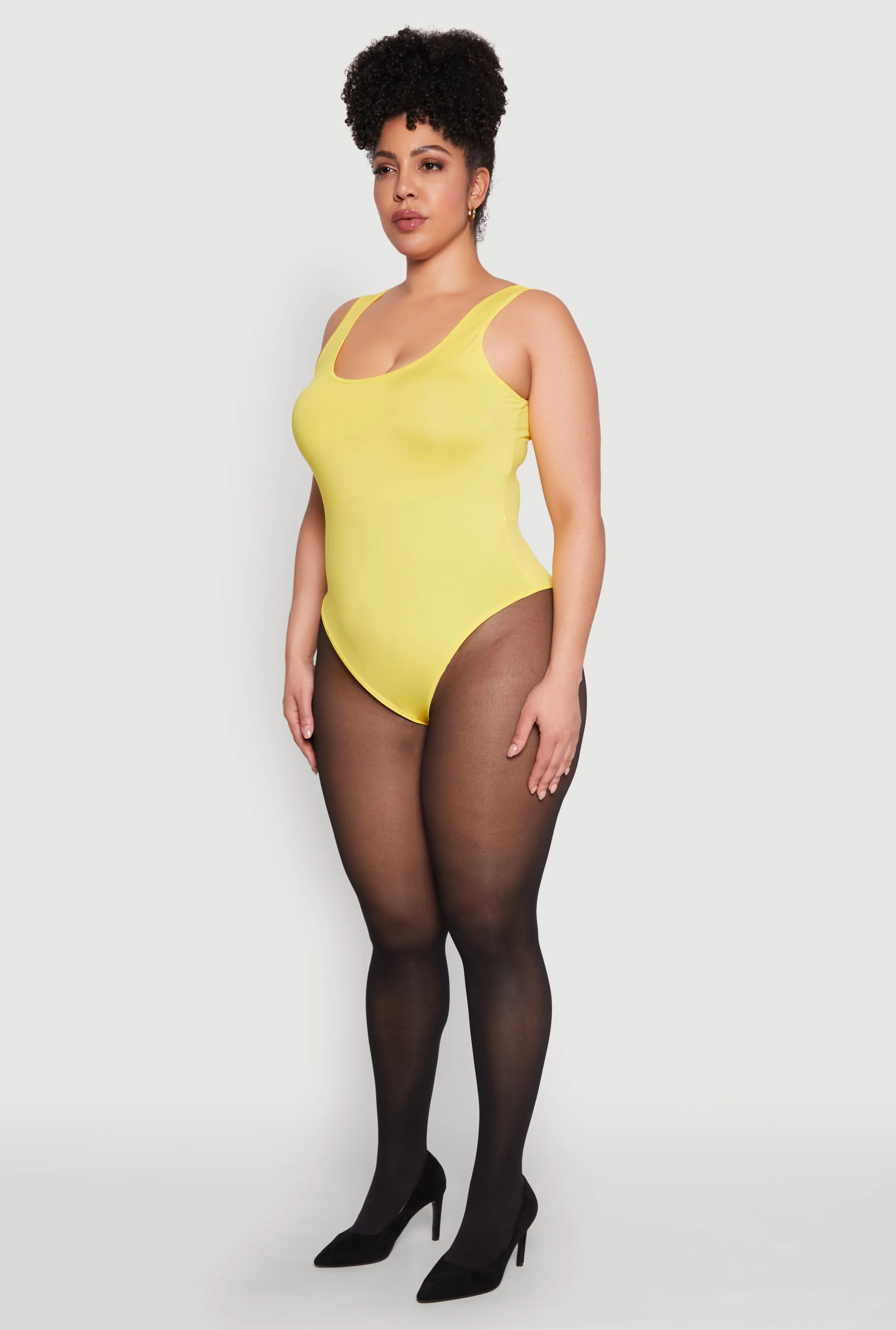 Plus Size Daisy Sleeveless Bodysuit sold by Rainbow product image thumbnail 5
