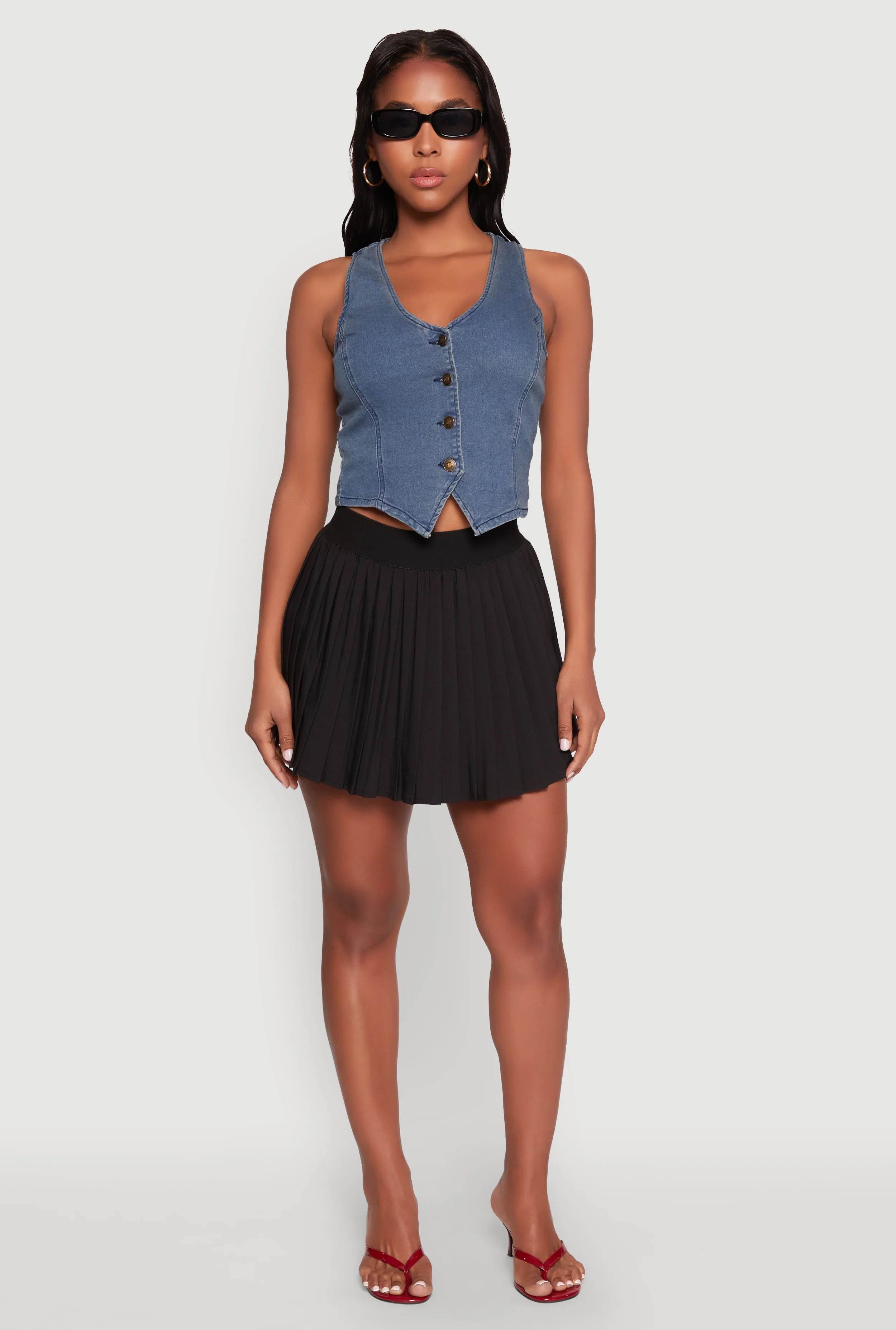 Mini Pleated Skort sold by Rainbow product image thumbnail 2